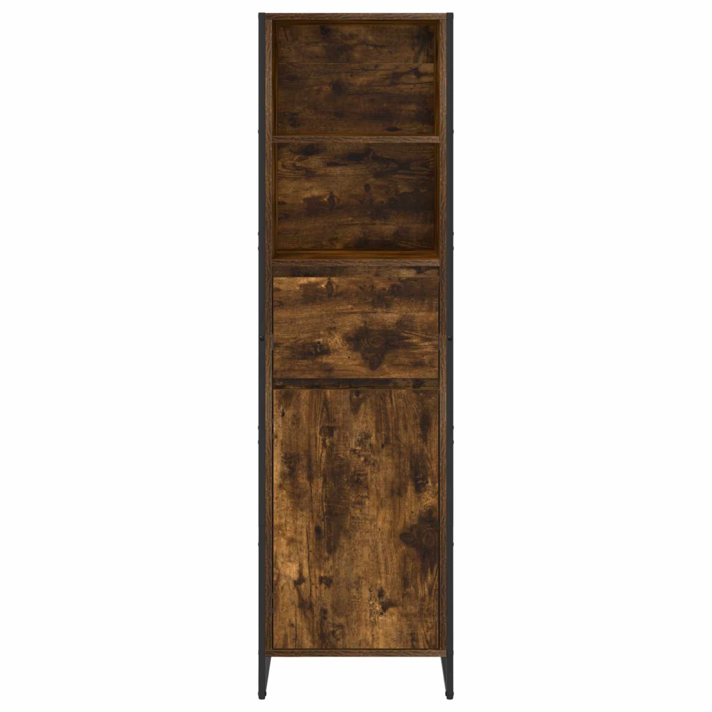 Book Cabinet Smoke Oak 43 x 36 x 150.5 cm Engineered Wood