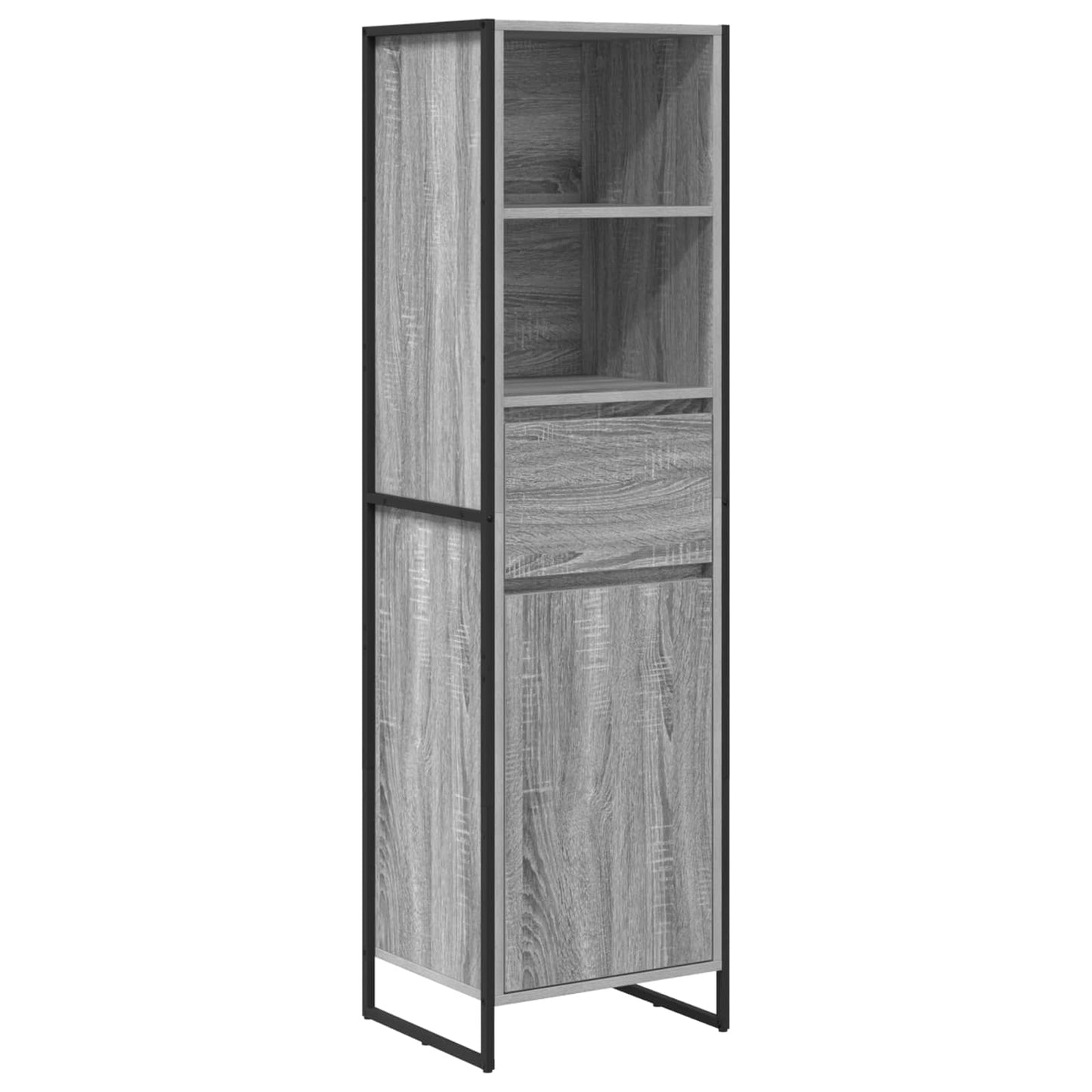 Book Cabinet Grey Sonoma 43 x 36 x 150.5 cm Engineered Wood