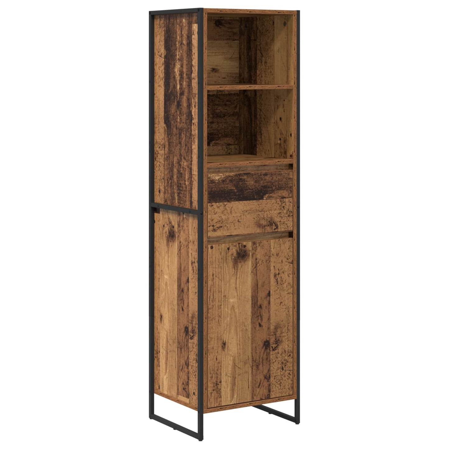 Book Cabinet Old Wood 43 x 36 x 150.5 cm Engineered Wood