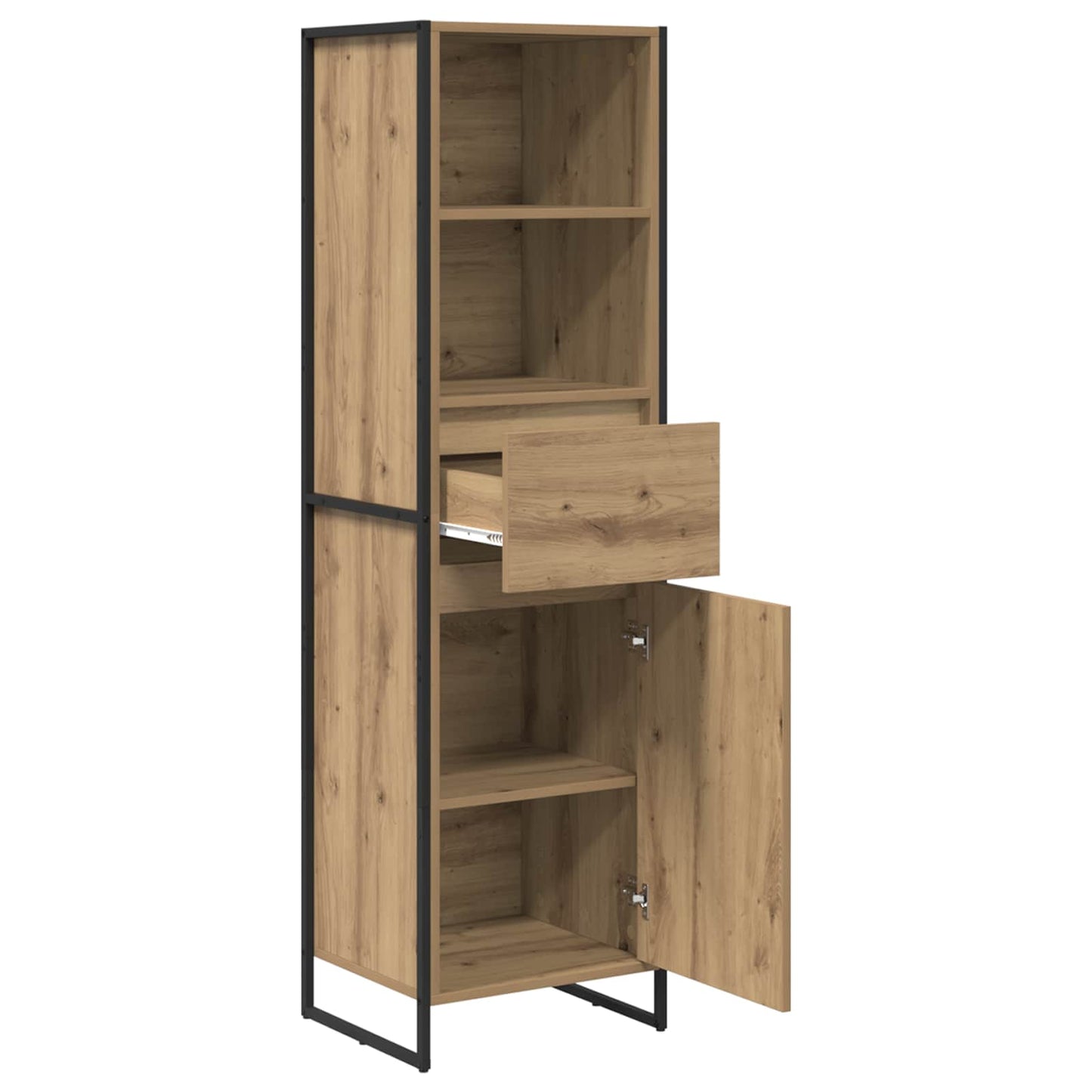 Book Cabinet Artisian Oak 43 x 36 x 150.5 cm Engineered Wood