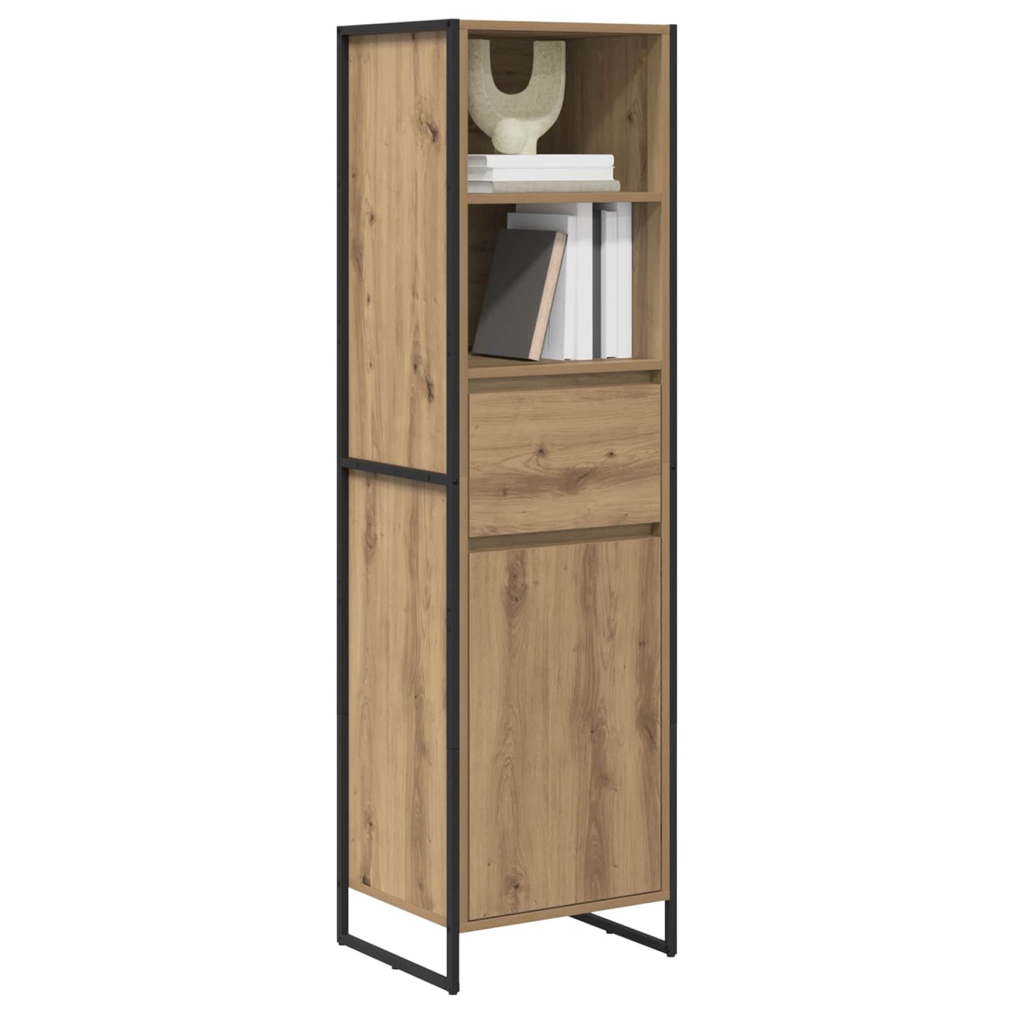 Book Cabinet Artisian Oak 43 x 36 x 150.5 cm Engineered Wood