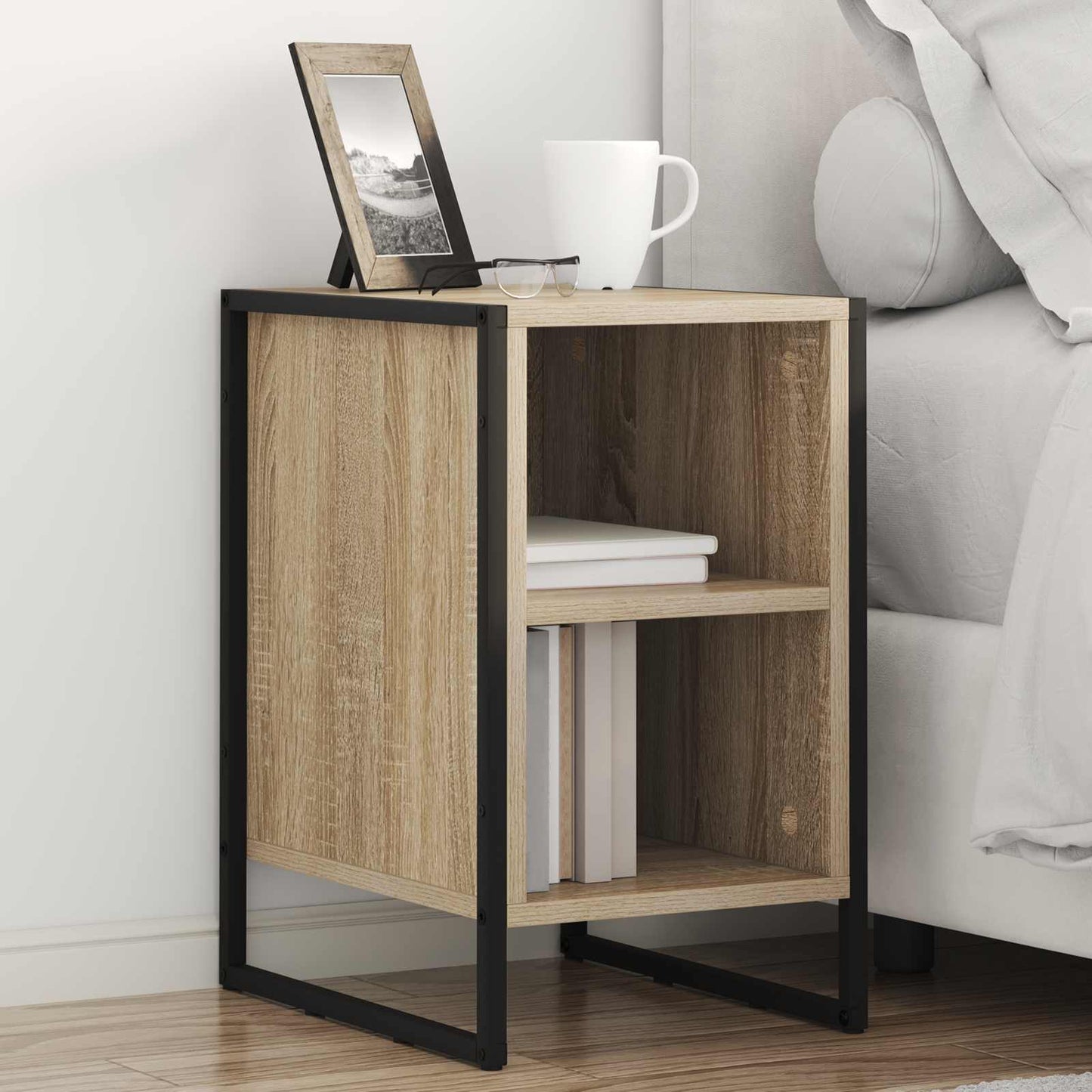 Bedside Table Sonoma 39.5 x 30 x 50 cm Engineered Wood