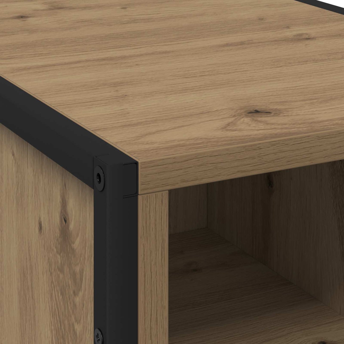 Bedside Table 2 pcs Artisian Oak 39.5 x 30 x 50 cm