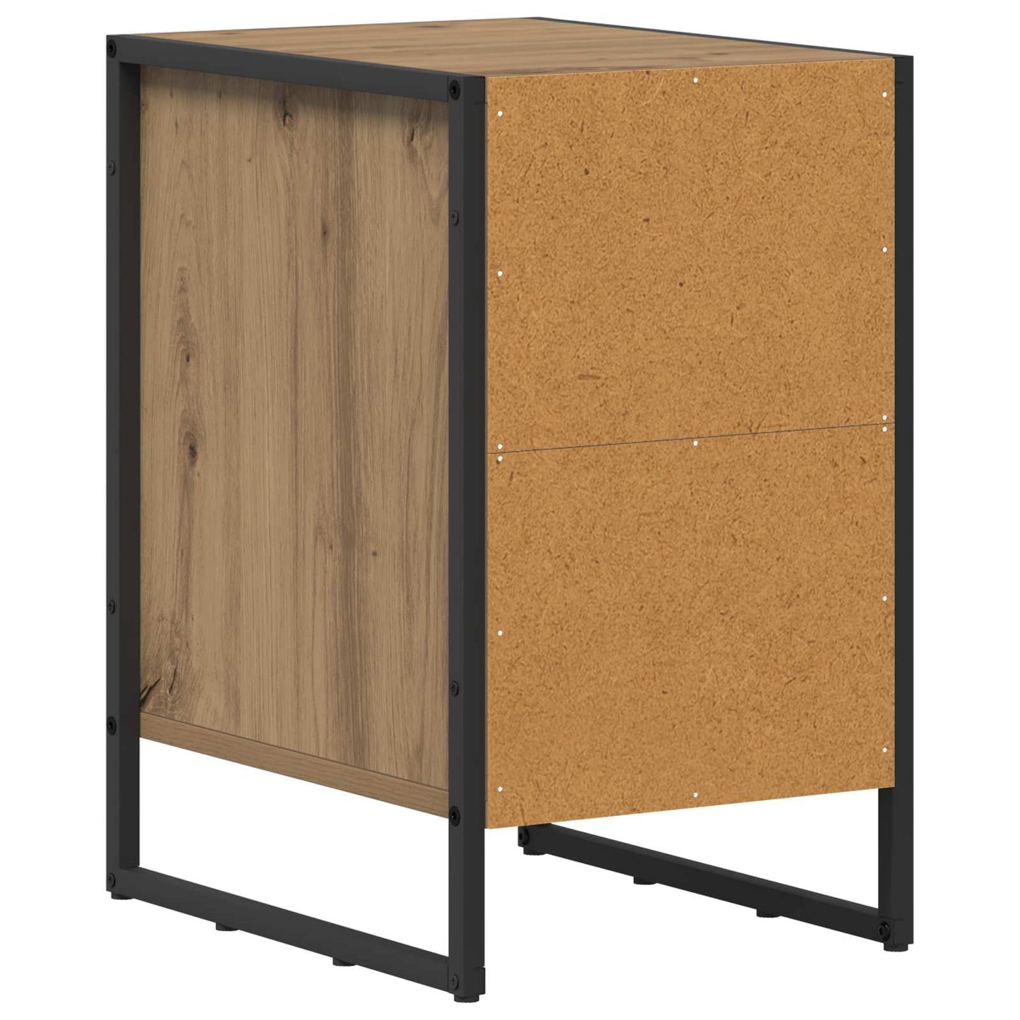 Bedside Table 2 pcs Artisian Oak 39.5 x 30 x 50 cm