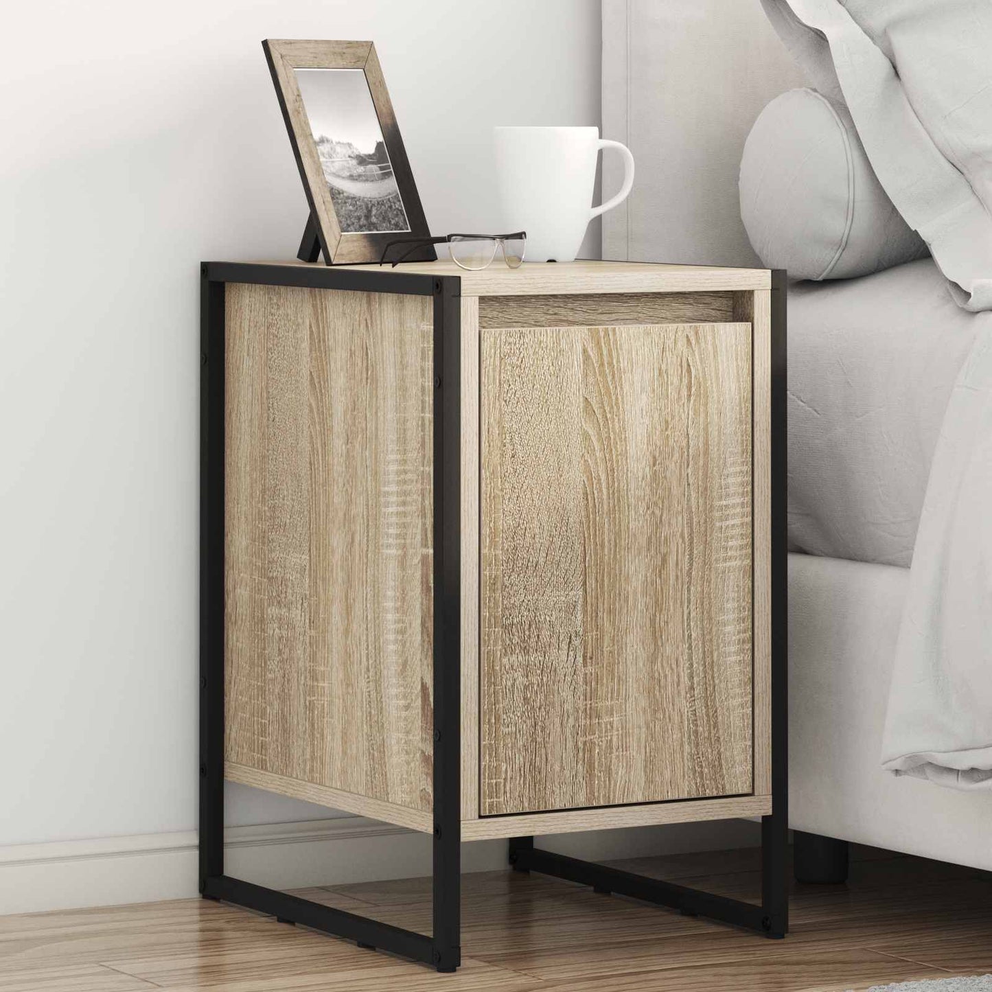 Bedside Table 2 pcs Sonoma 39.5 x 30 x 50 cm Engineered Wood