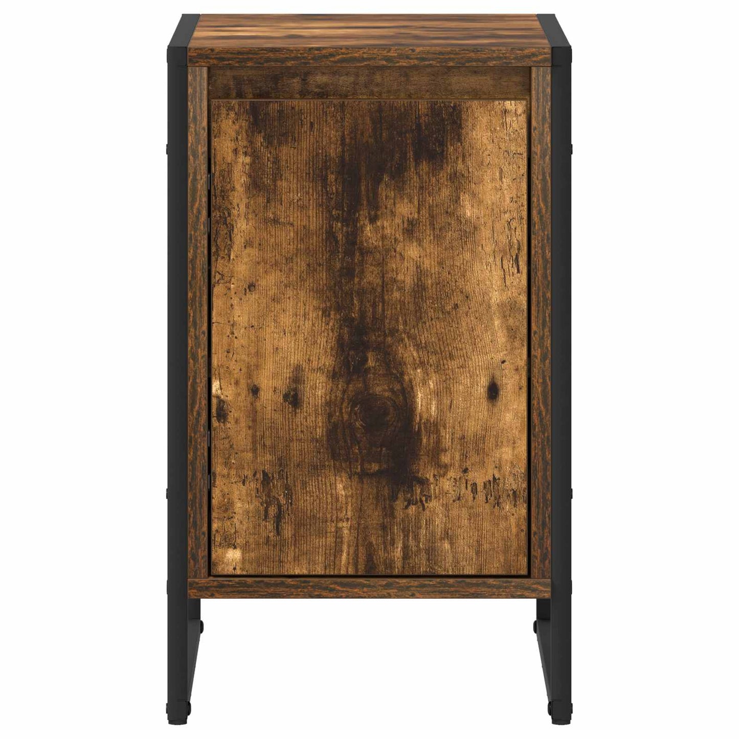 Bedside Table Smoke Oak 39.5 x 30 x 50 cm Engineered Wood