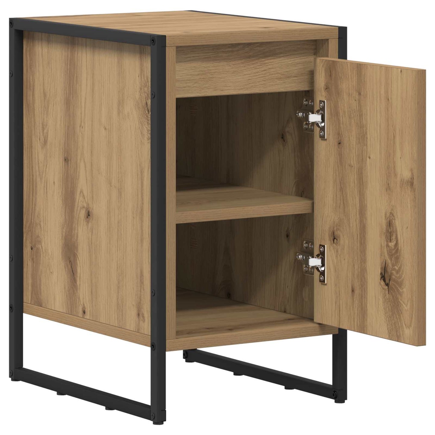 Bedside Table Artisian Oak 39.5 x 30 x 50 cm Engineered Wood