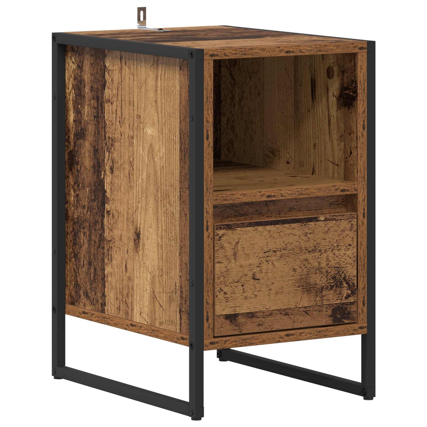 Bedside Table 2 pcs Old Wood 39.5 x 30 x 50 cm Engineered Wood