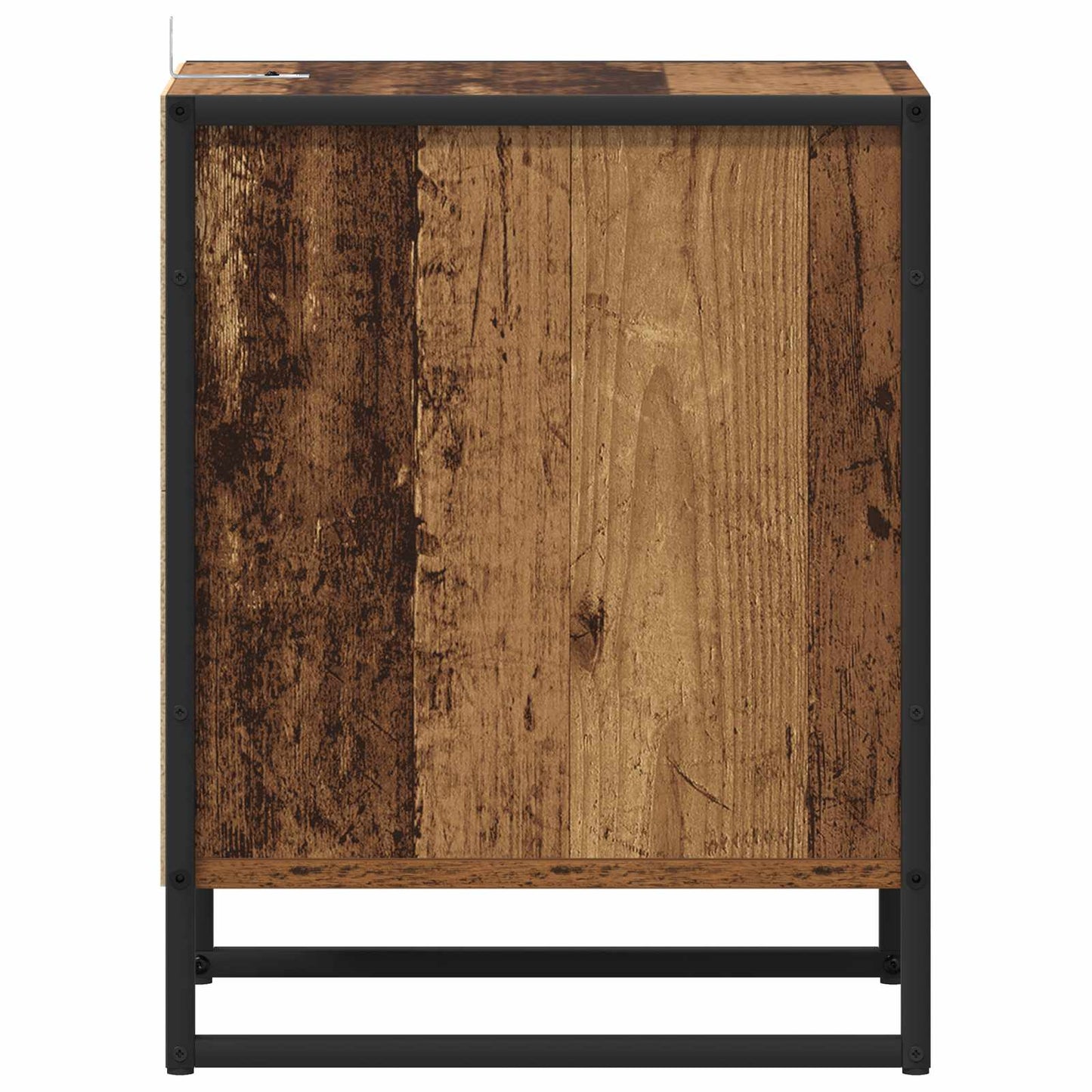 Bedside Table 2 pcs Old Wood 39.5 x 30 x 50 cm Engineered Wood
