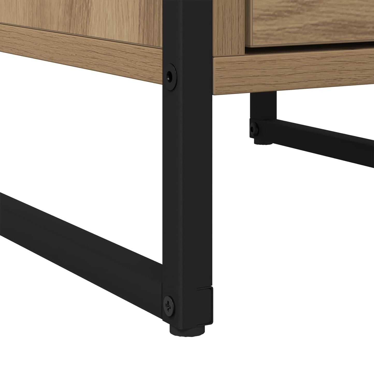 Bedside Table with Drawer 2 pcs Artisian Oak 39.5 x 30 x 50 cm