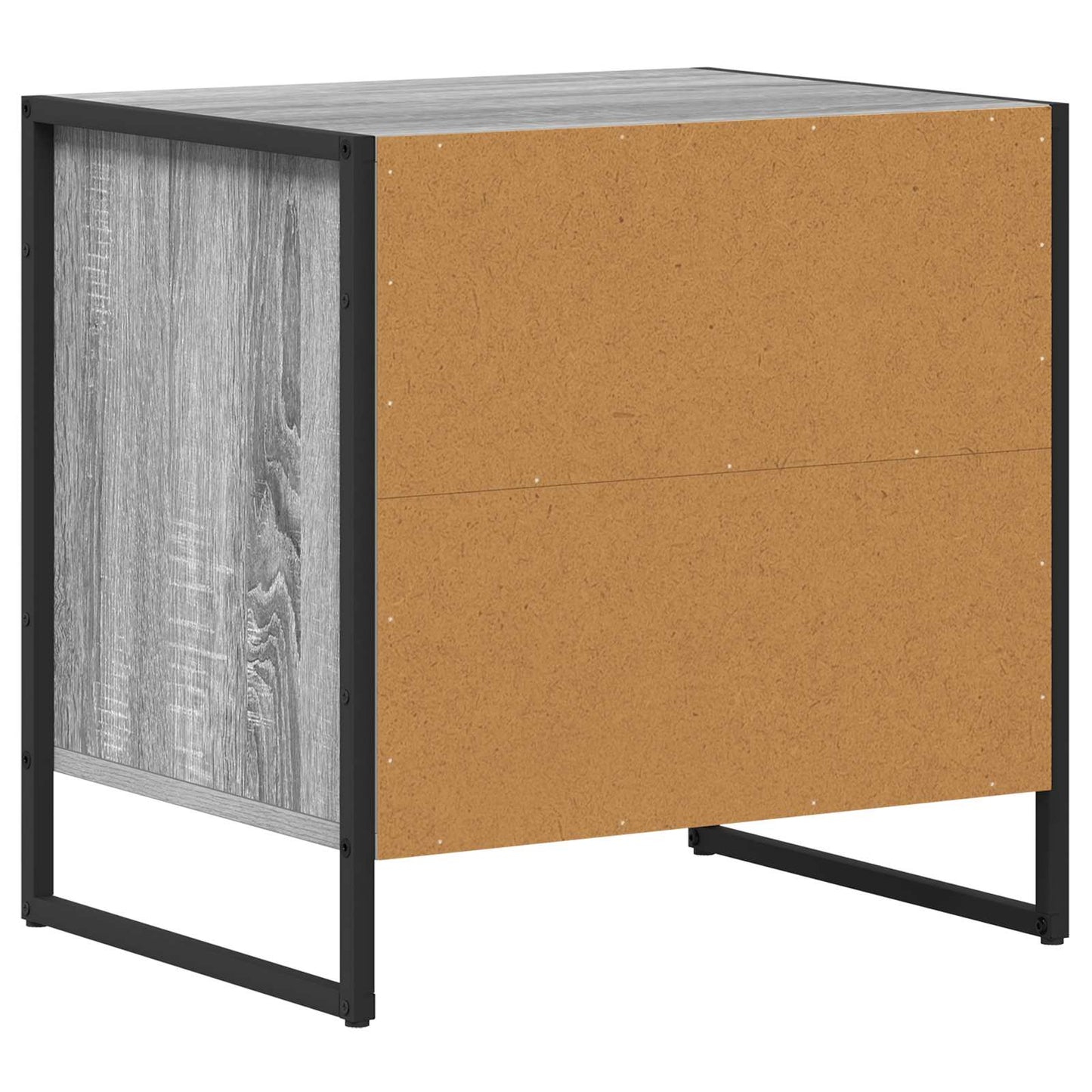 Bedside Table Grey Sonoma 50 x 39.5 x 50 cm Engineered Wood