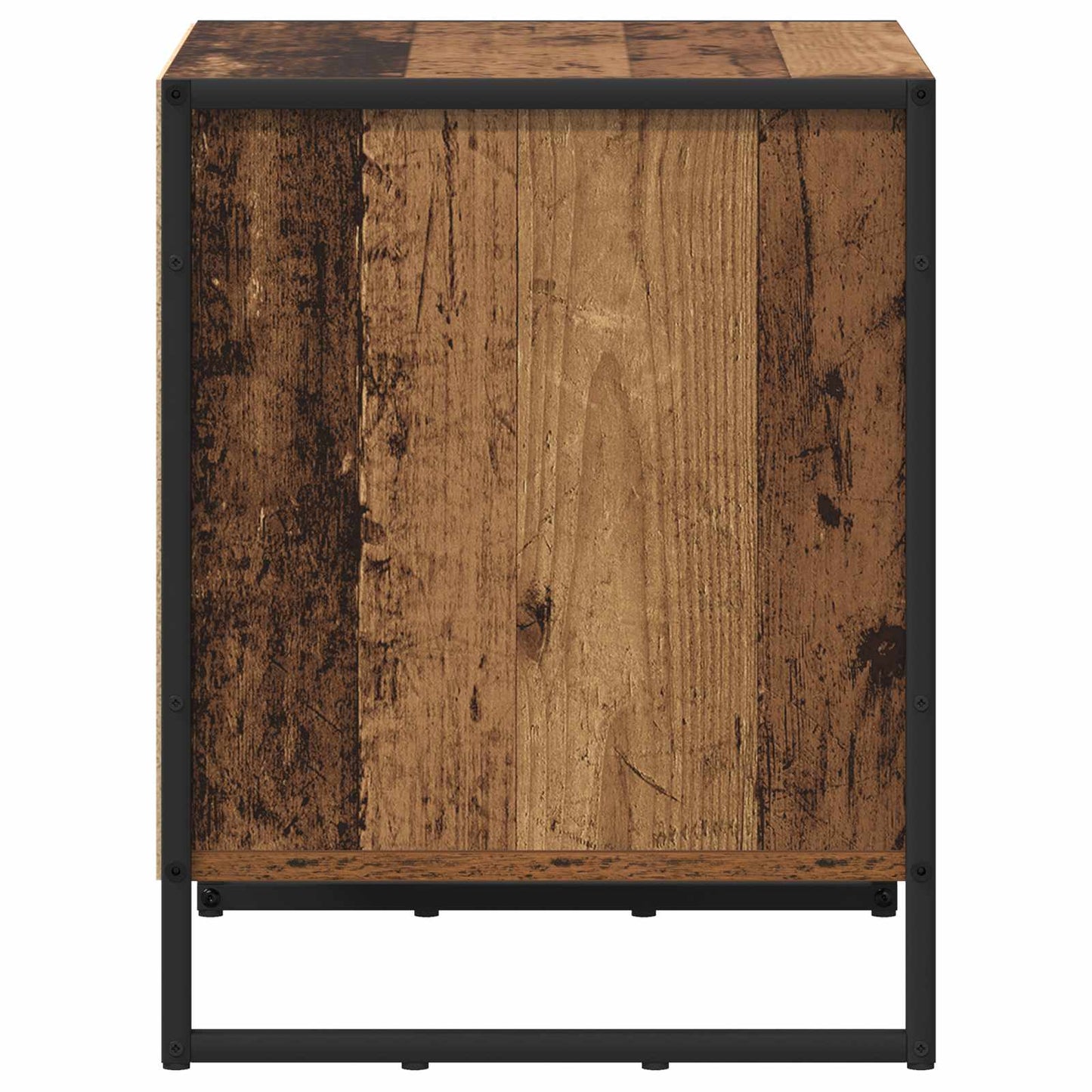 Bedside Table Old Wood 50 x 39.5 x 50 cm Engineered Wood