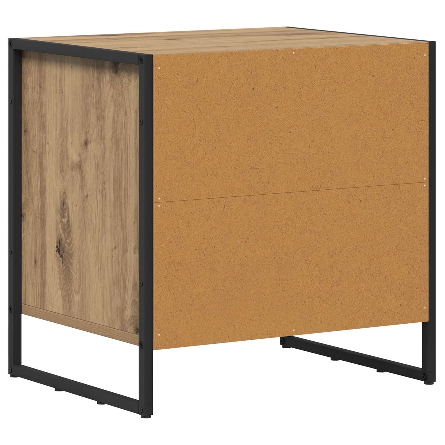 Bedside Table Artisian Oak 50 x 39.5 x 50 cm Engineered Wood