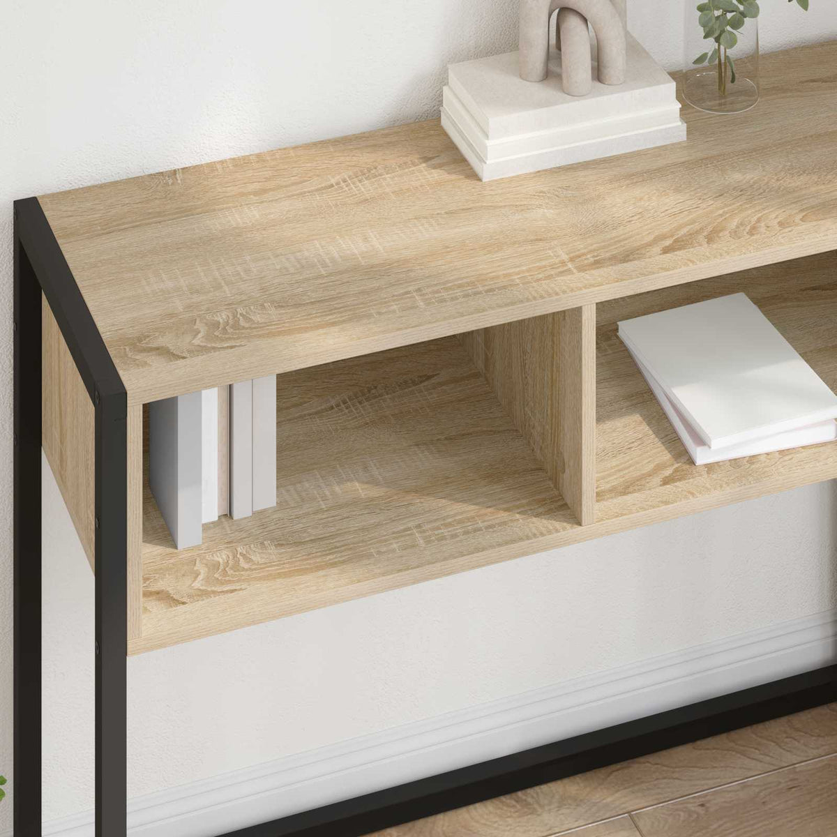 End Table Sonoma Oak 100 x 36 x 75 cm Engineered Wood