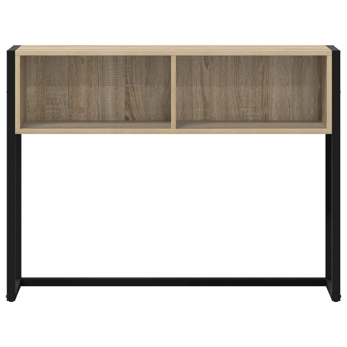 End Table with Storage Sonoma 100 x 36 x 75 cm Engineered Wood
