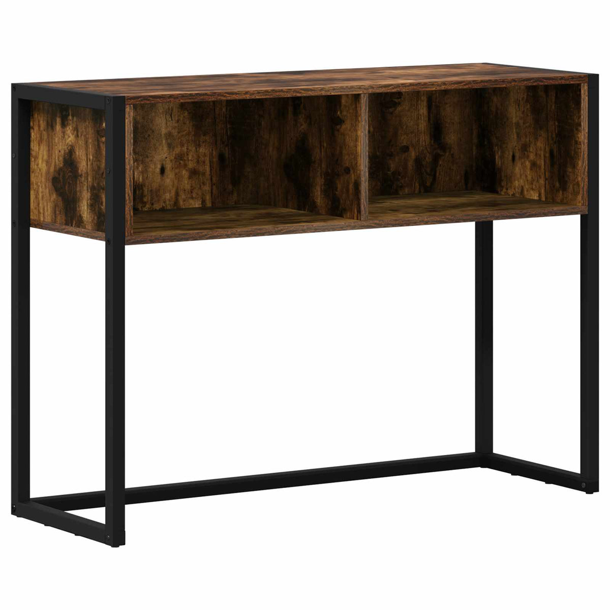 End Table Smoked Oak 100 x 36 x 75 cm Engineered Wood