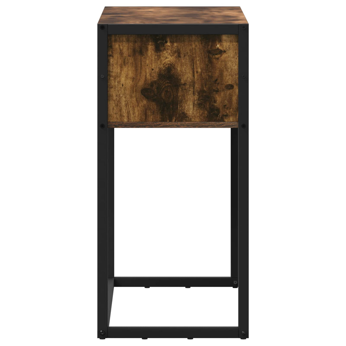 End Table Smoked Oak 100 x 36 x 75 cm Engineered Wood