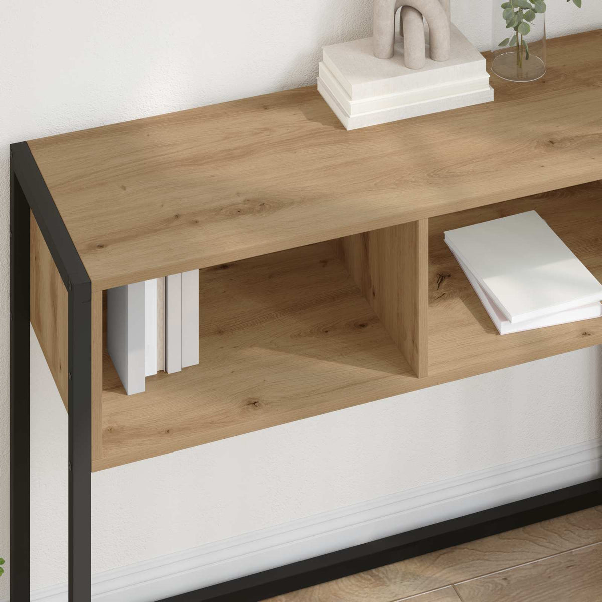 End Table Artisan Oak 100 x 36 x 75 cm Engineered Wood