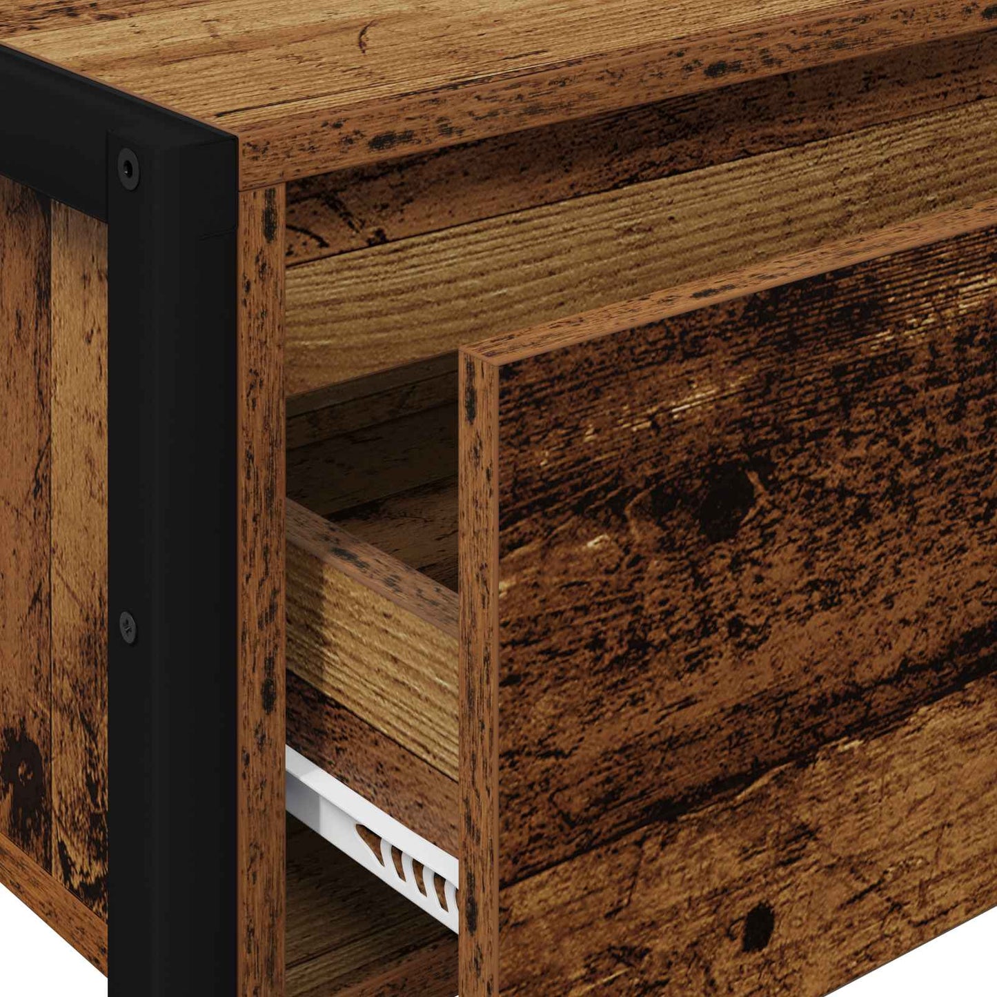 End Table Old Wood 100 x 36 x 75 cm Engineered Wood