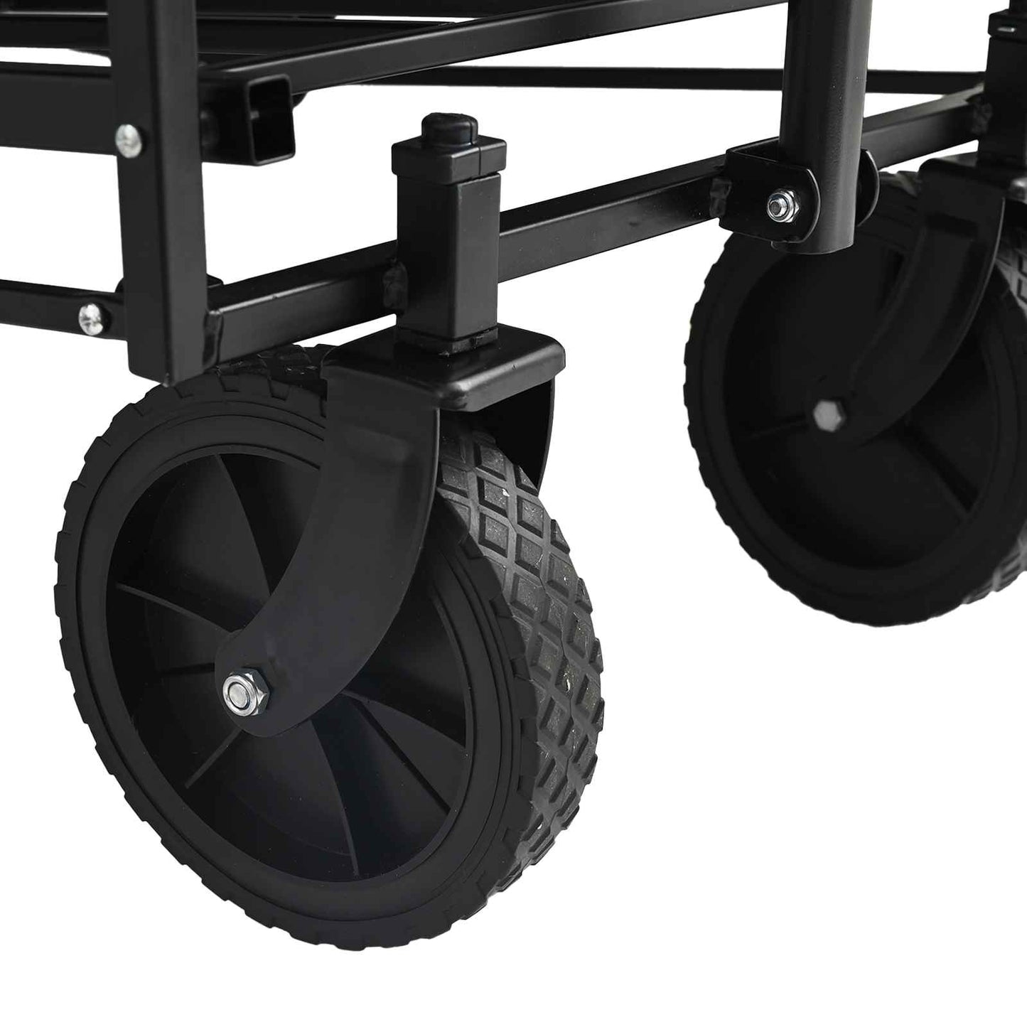 Folding Hand Trolley Grey 105 x 56.5 x 116 cm Oxford Cloth