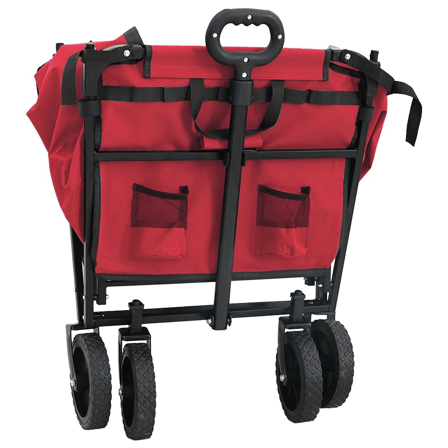 Folding Hand Trolley Red 105 x 56.5 x 116 cm Oxford Cloth