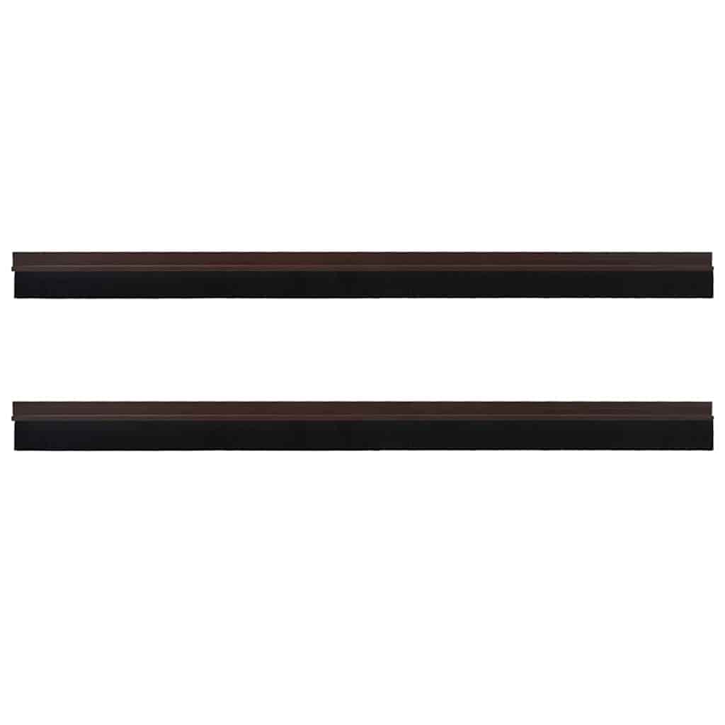 Self-adhesive Door Brush Seals 2 pcs 100 cm Aluminium Alloy