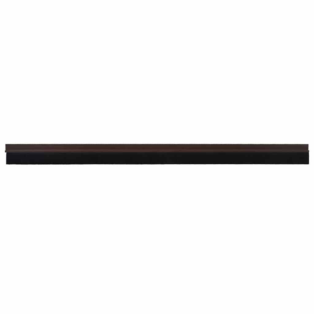 Self-adhesive Door Brush Seals 6 pcs Brown 100 cm