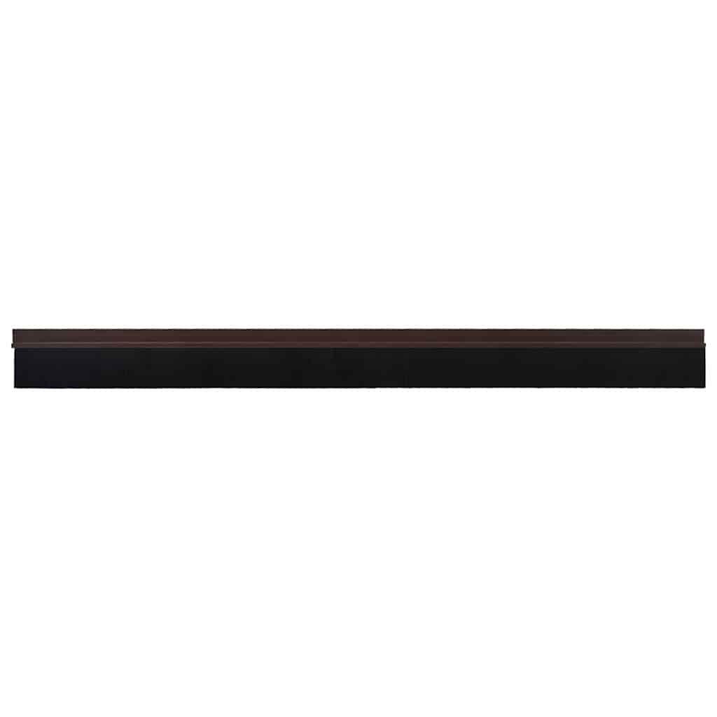 Self-adhesive Door Brush Seals 12 pcs Brown 100 cm