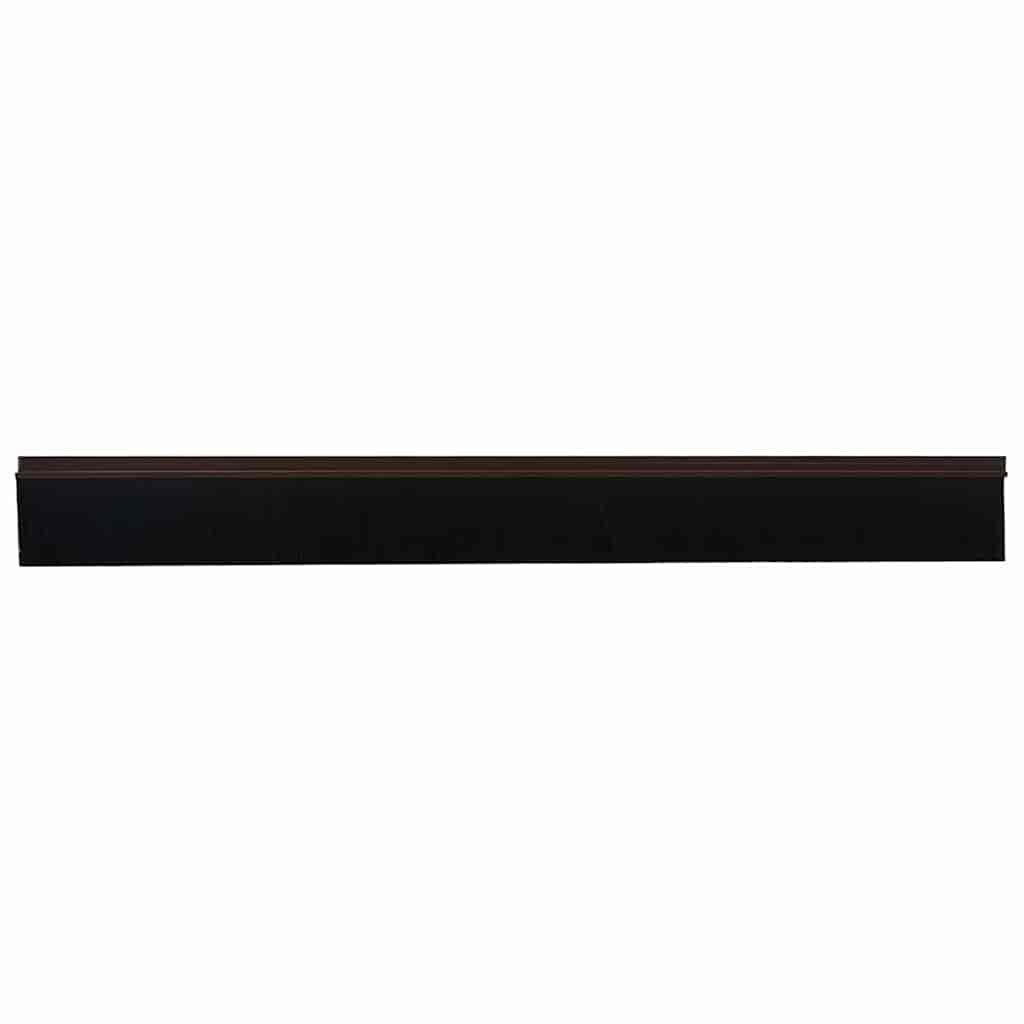 Self-adhesive Door Brush Seals 12 pcs Brown 100 cm