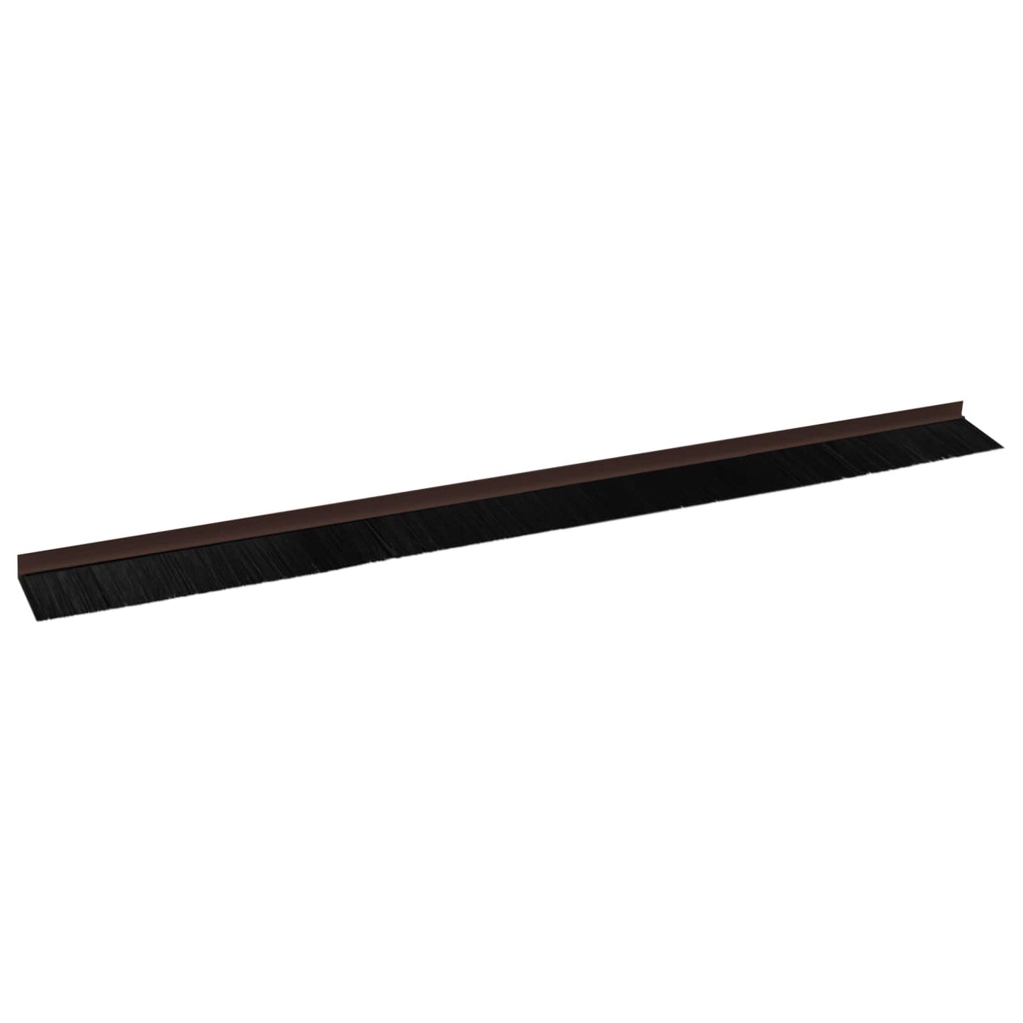 Self-adhesive Door Brush Seals 2 pcs Brown 100 cm