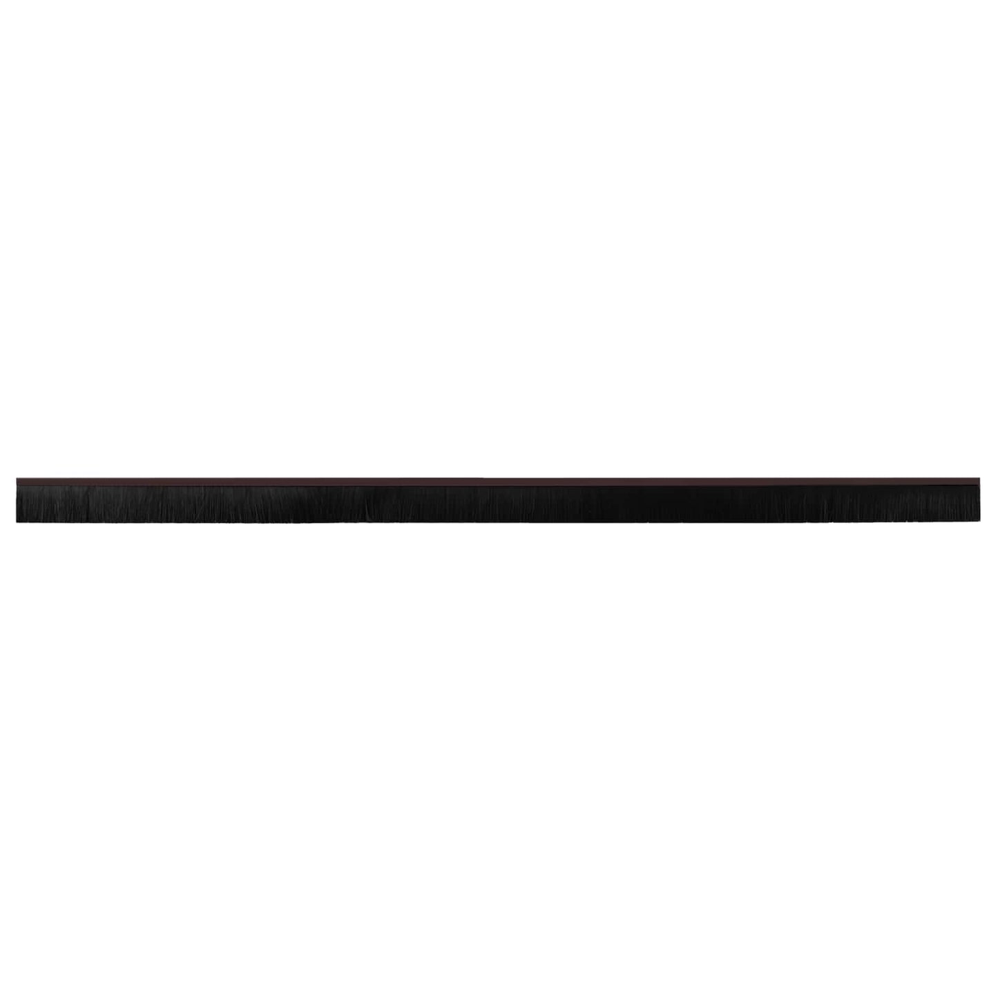 Self-adhesive Door Brush Seals 6 pcs Brown 100 cm