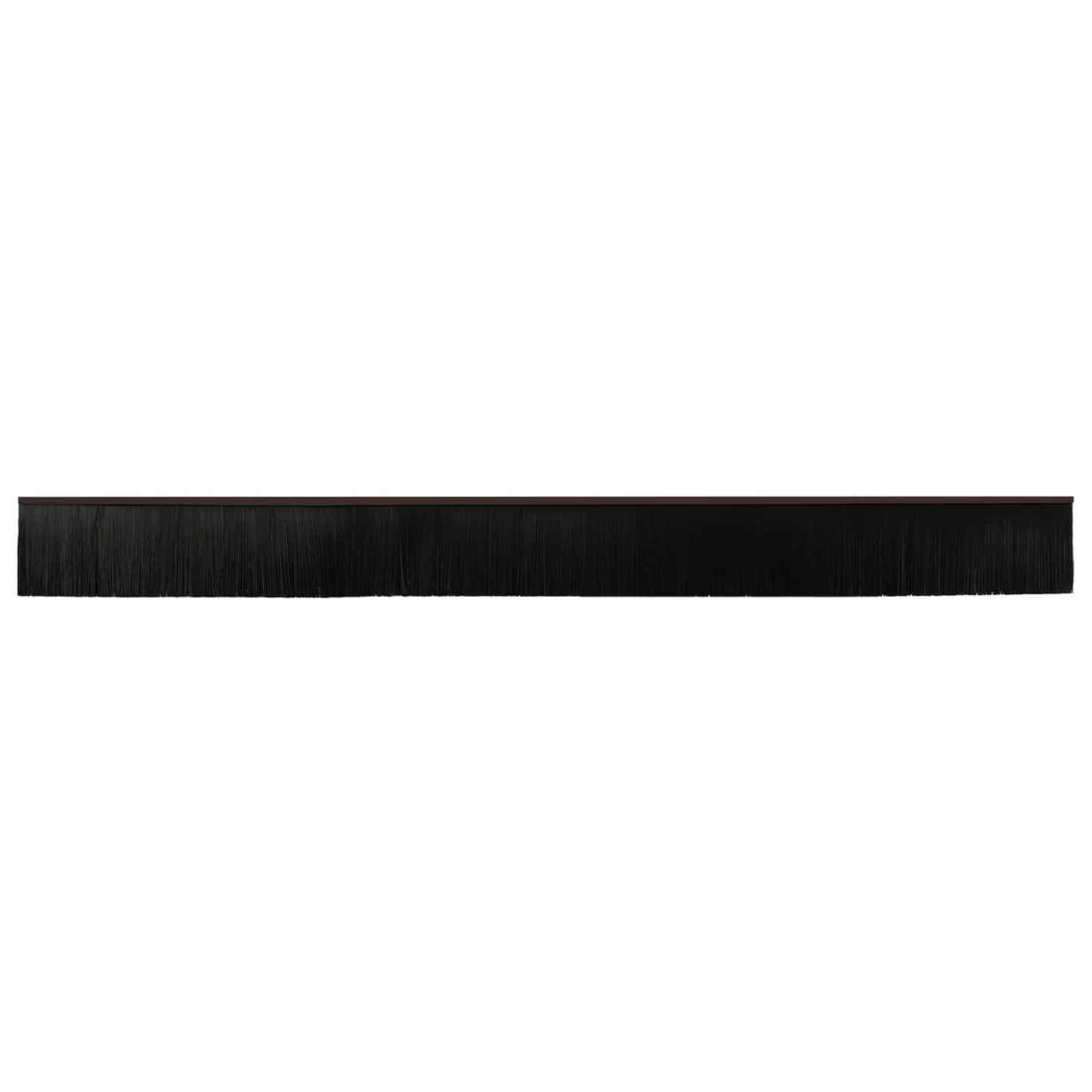Self-adhesive Door Brush Seals 12 pcs Brown 100 cm