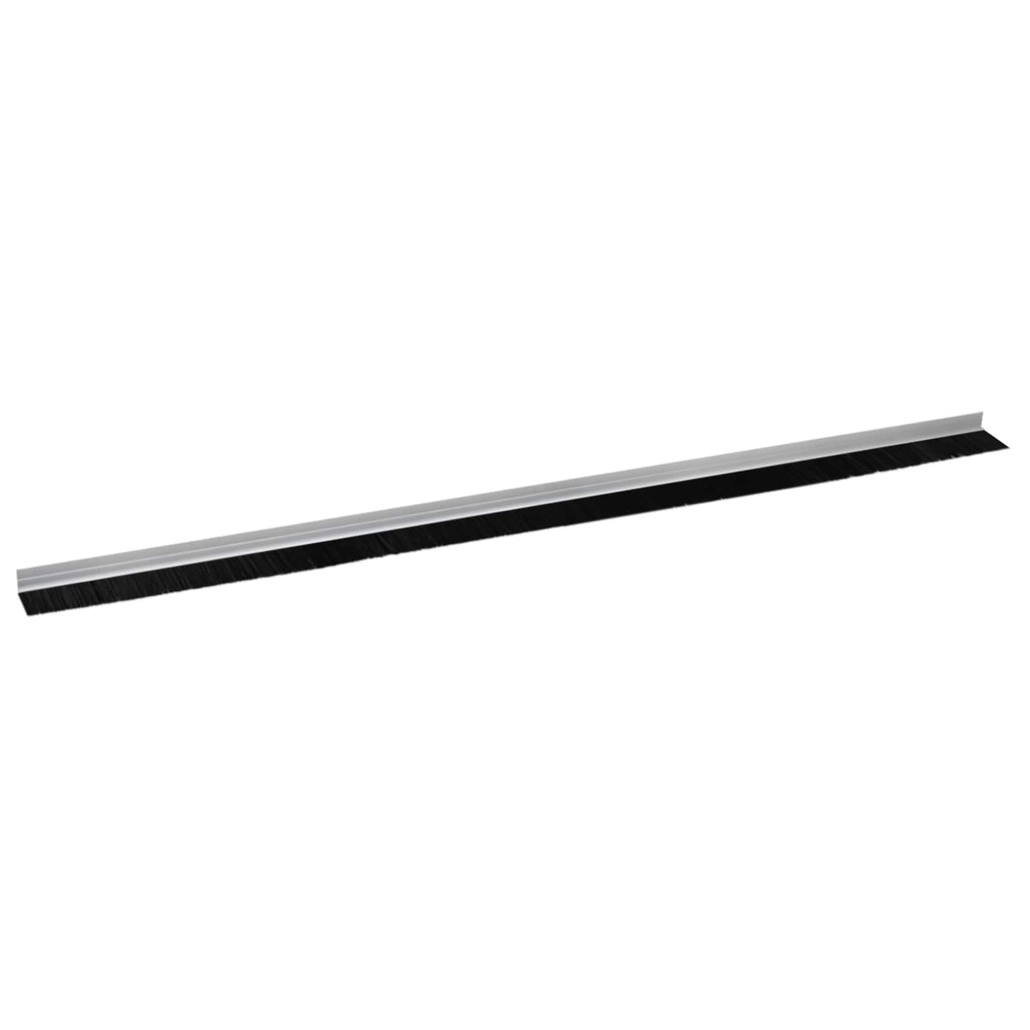 Self-adhesive Door Brush Seals 6 pcs Silver 100 cm