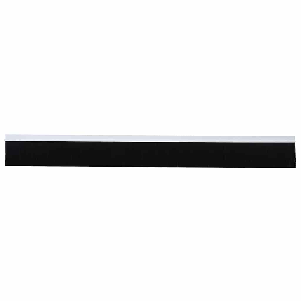 Self-adhesive Door Brush Seals 12 pcs White 100 cm