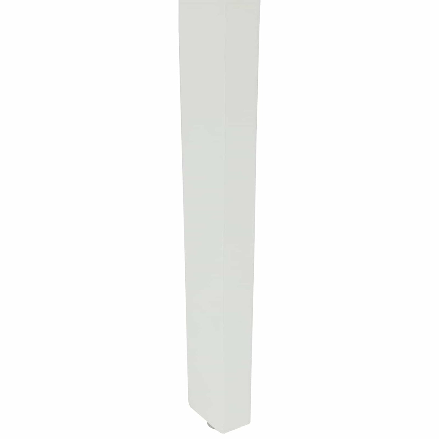Dining Chair 2 pcs White and Brown Solid Rubber Wood