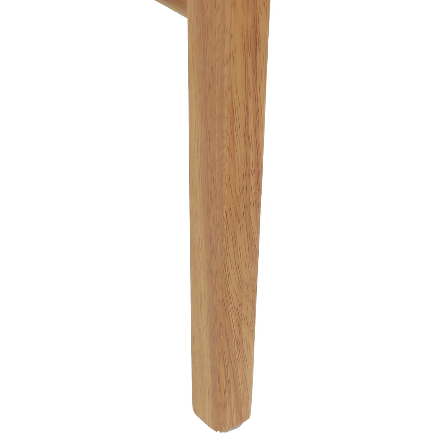 Dining Chair 2 pcs Natural and Light Solid Rubber Wood