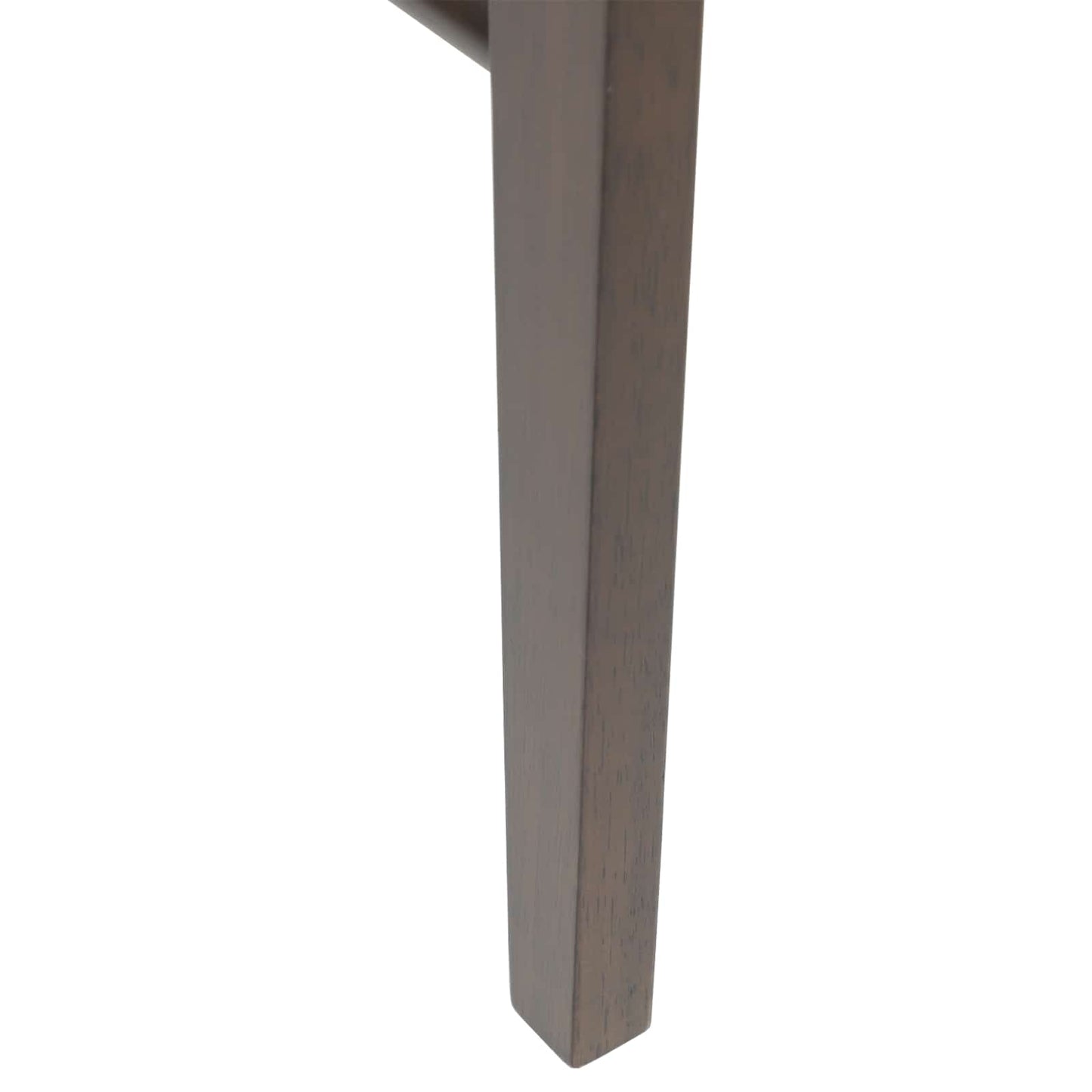 Dining Chair 2 pcs Light Brown and Black Solid Rubber Wood