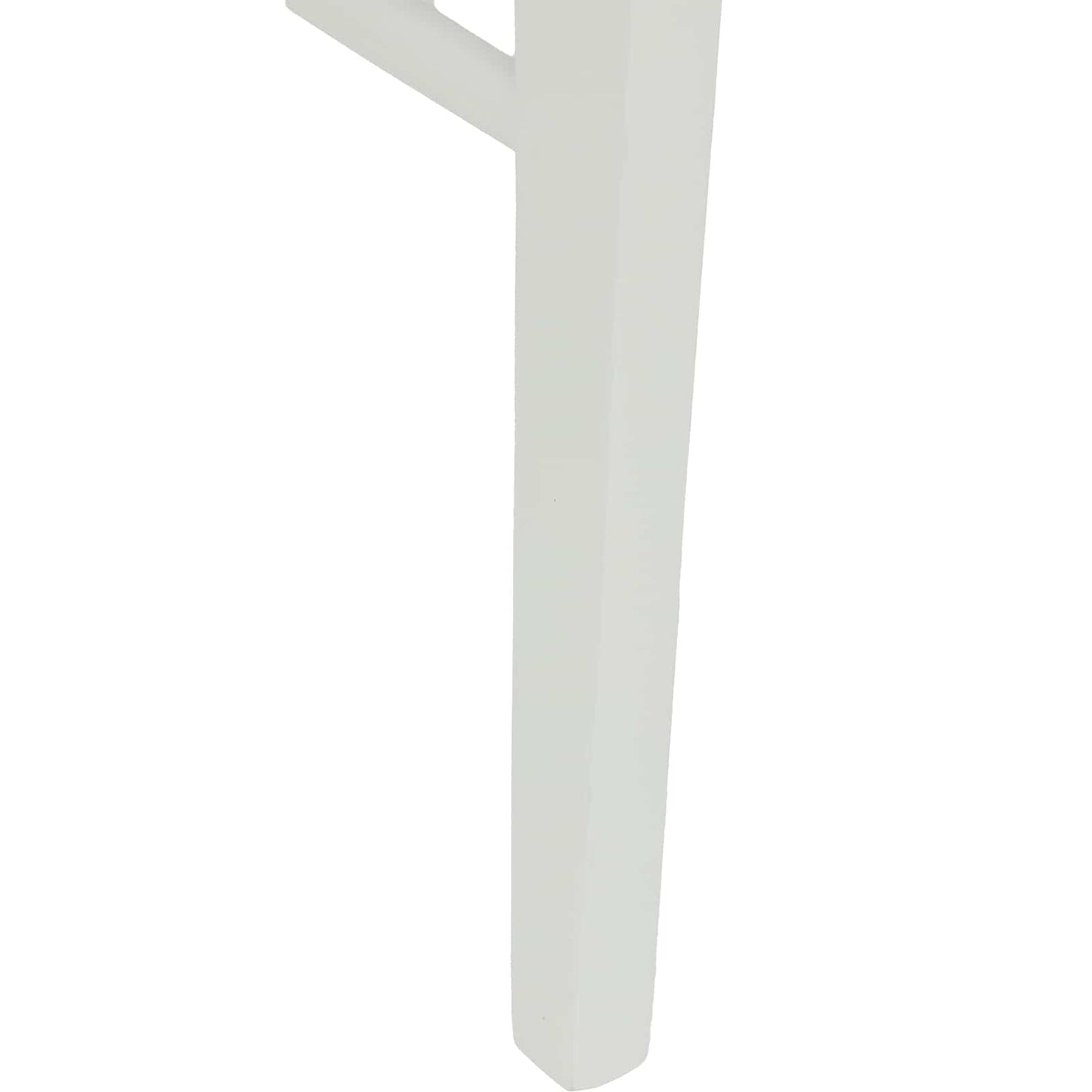 Dining Chair 2 pcs White and Grey Solid Rubber Wood