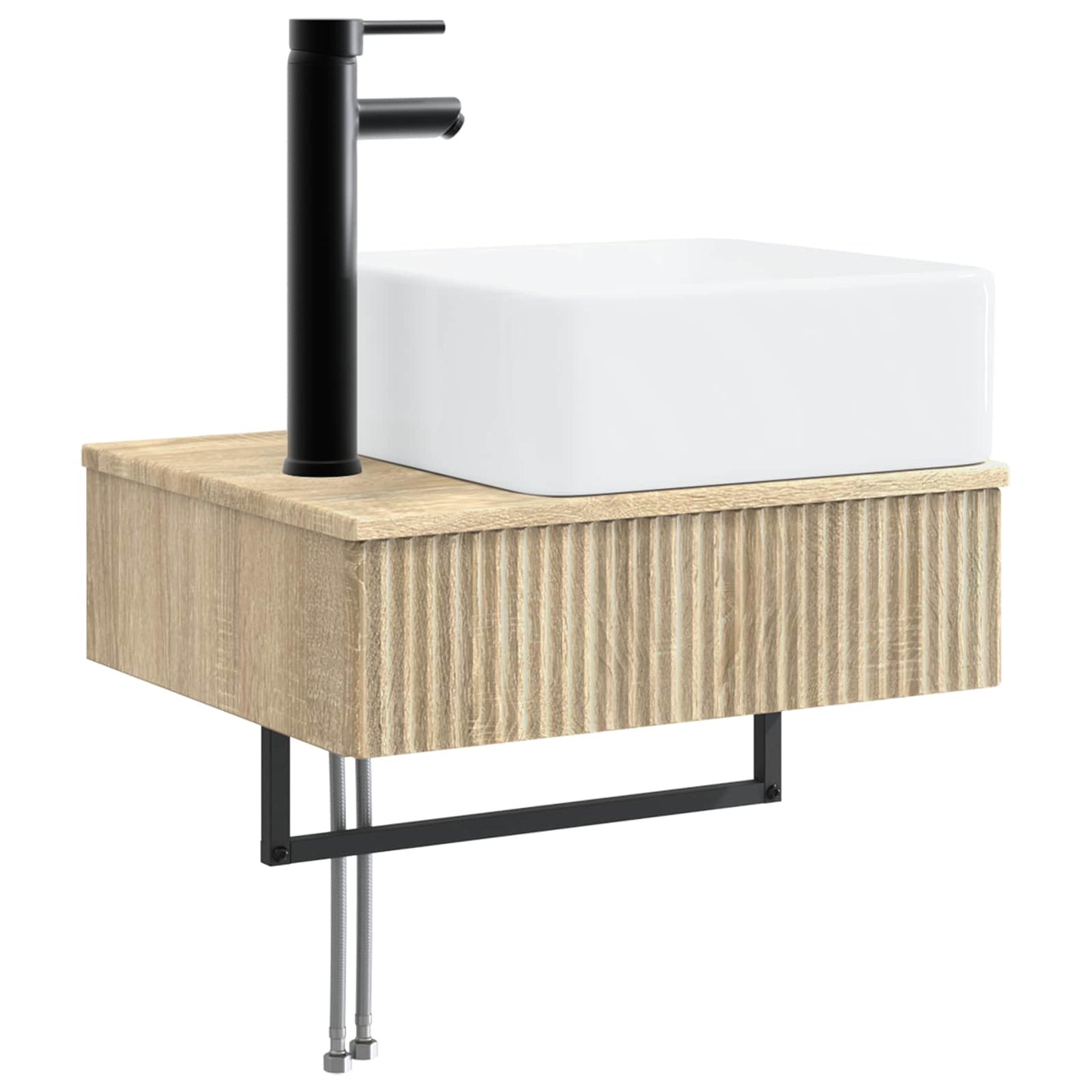Bathroom Cabinet Set 3 pcs Sonoma Oak 53 x 35 x 39 cm