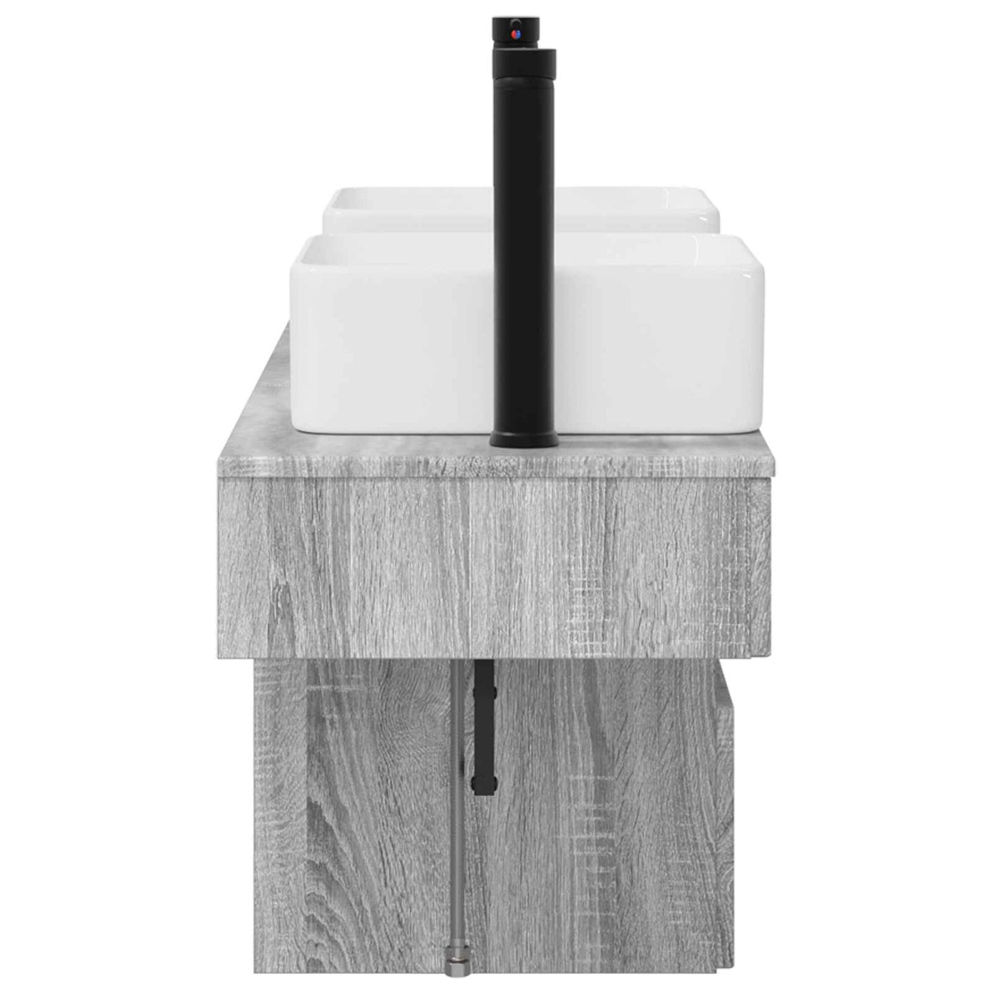 Bathroom Cabinet Set 3 pcs Grey Sonoma 53 x 35 x 39 cm
