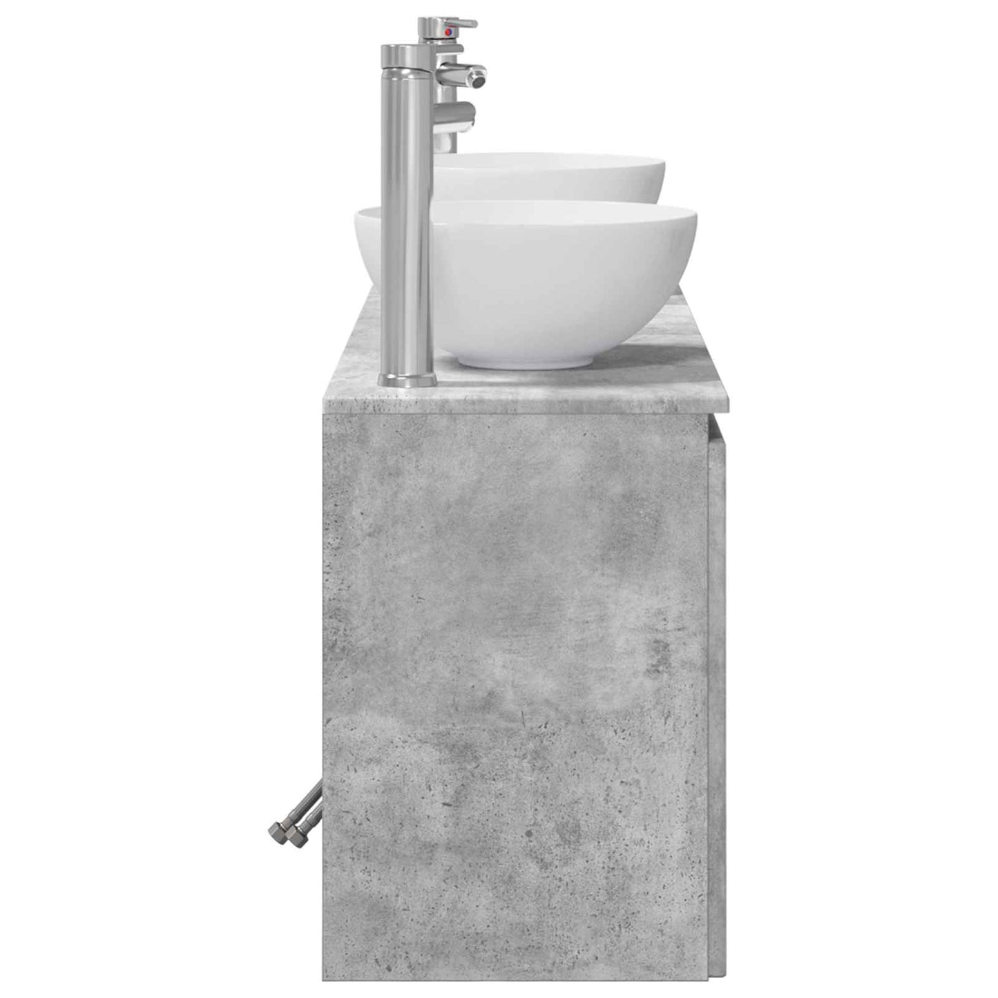 Bathroom Cabinet Set 3 pcs Concrete Grey 49.5 x 35 x 63 cm