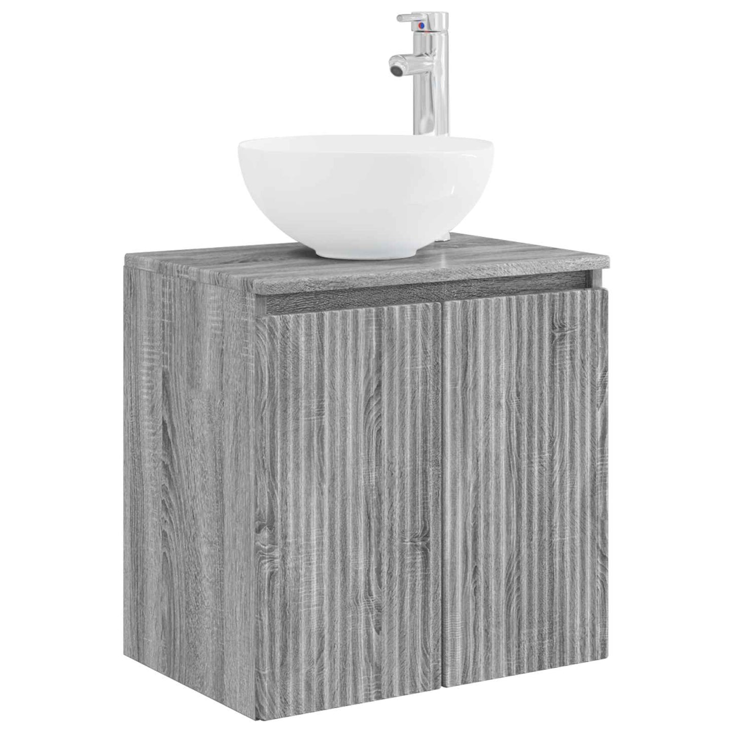 Bathroom Cabinet Set 3 pcs Grey Sonoma 49.5 x 35 x 63 cm