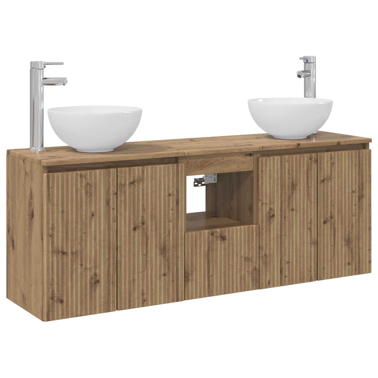 Bathroom Cabinet Set 3 pcs Artisan Oak 49.5 x 41 x 64.5 cm