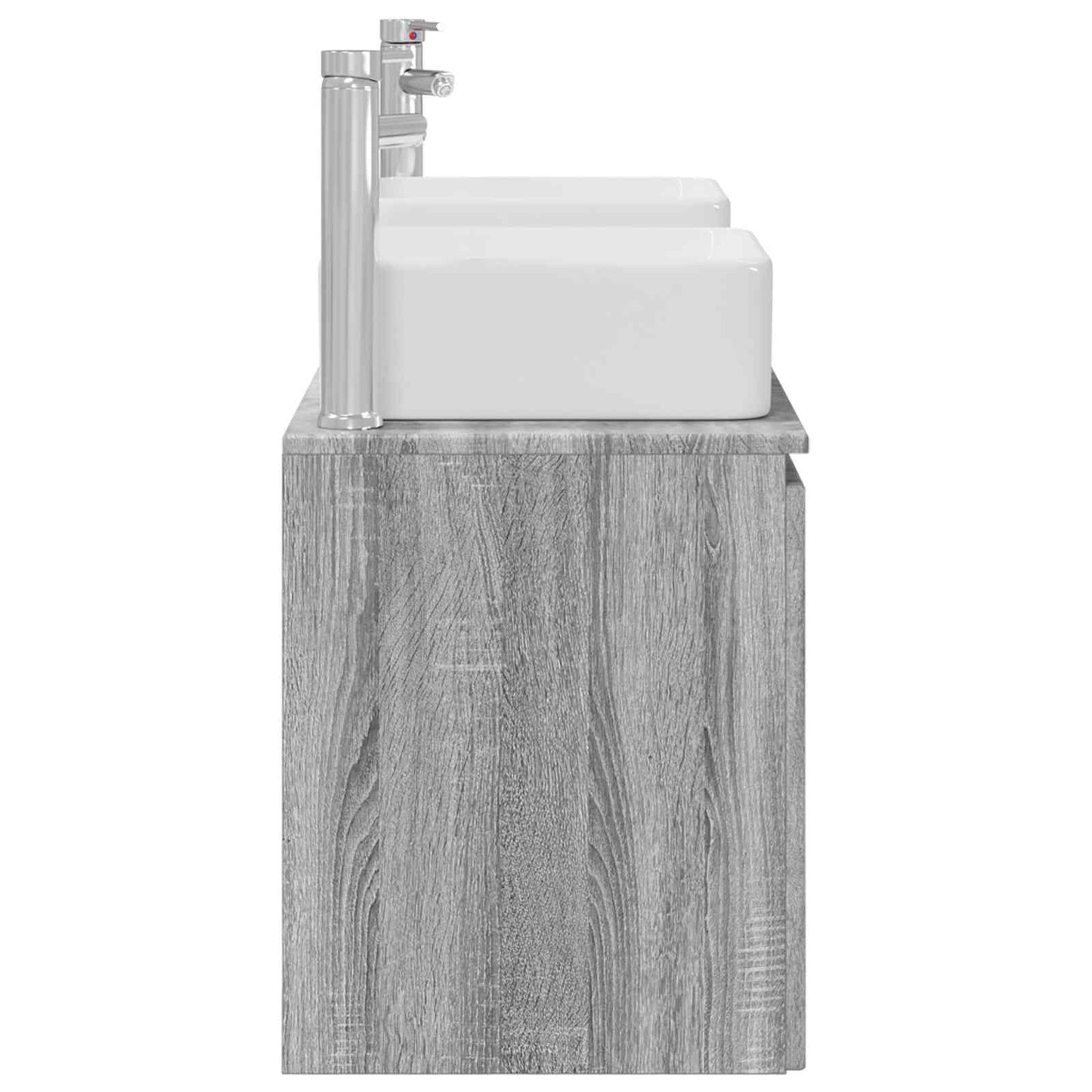 Bathroom Cabinet Set 3 pcs Grey Sonoma 49.5 x 41 x 63 cm