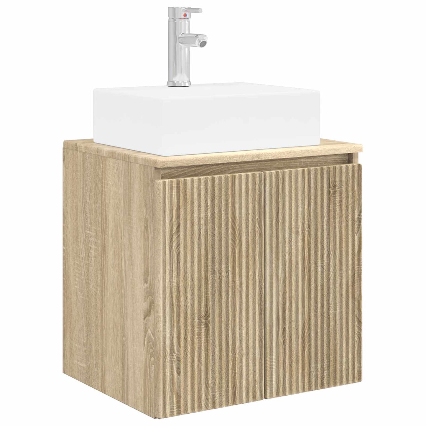 Bathroom Cabinet Set 3 pcs Sonoma Oak 49.5 x 41 x 62.5 cm