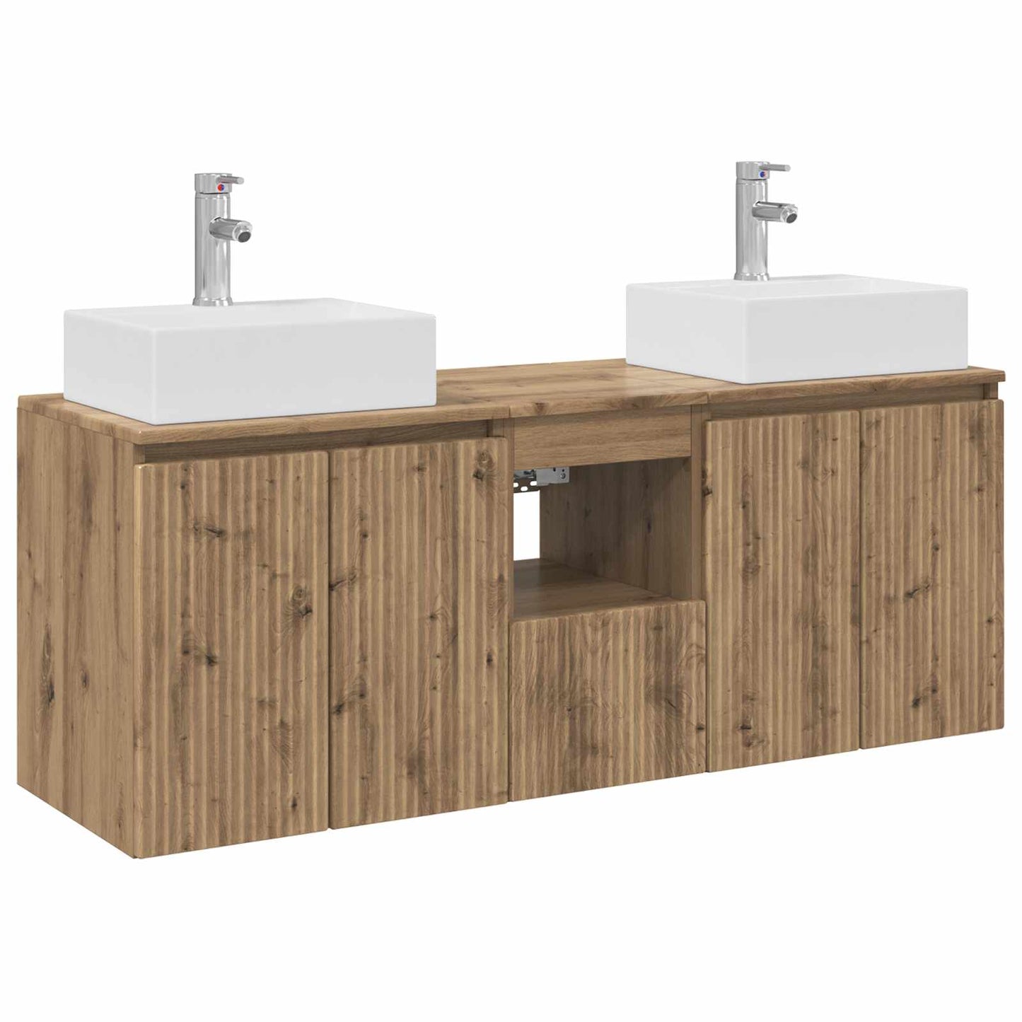 Bathroom Cabinet Set 3 pcs Artisan Oak 49.5 x 41 x 62.5 cm