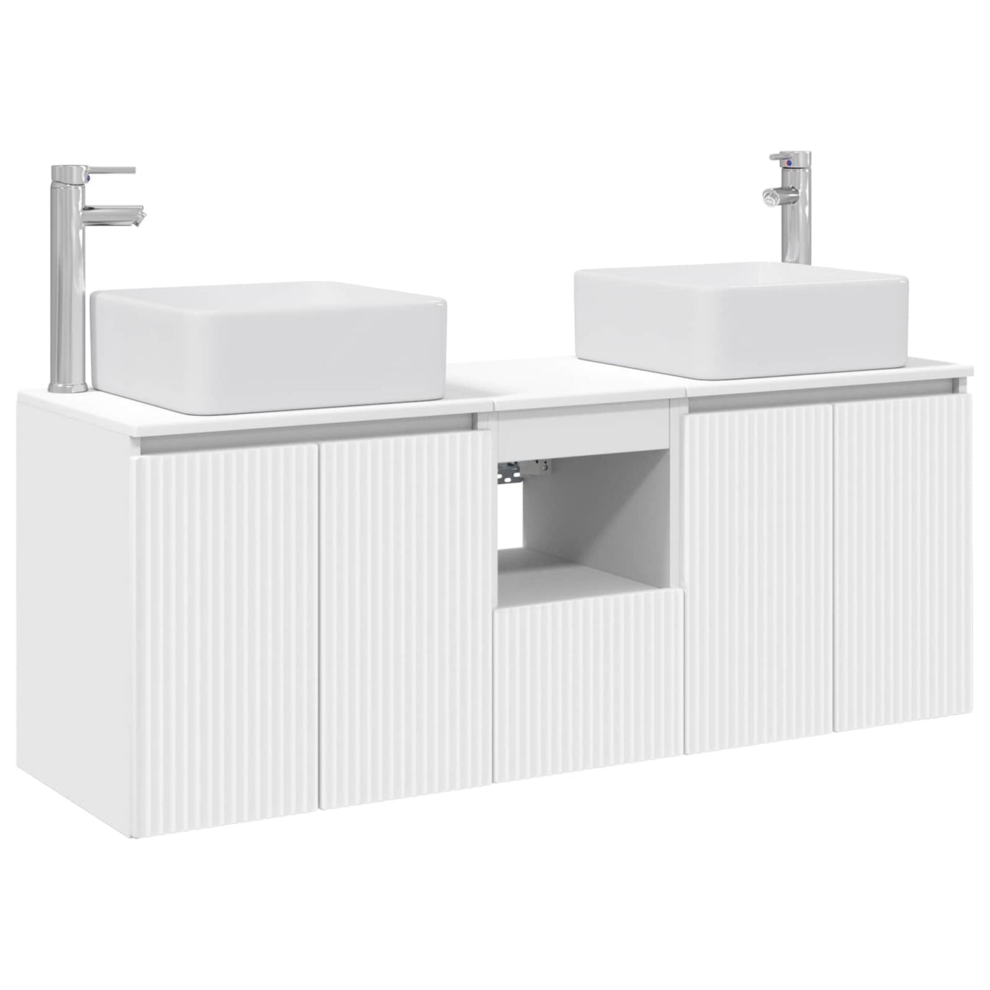 Bathroom Cabinet Set 3 pcs White 53 x 35 x 63 cm
