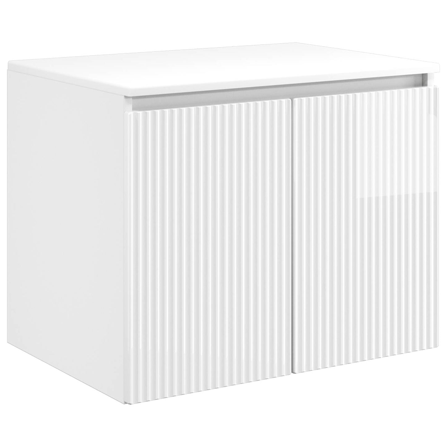 Bathroom Cabinet Set 3 pcs High Gloss White 49.5 x 44.5 x 65 cm