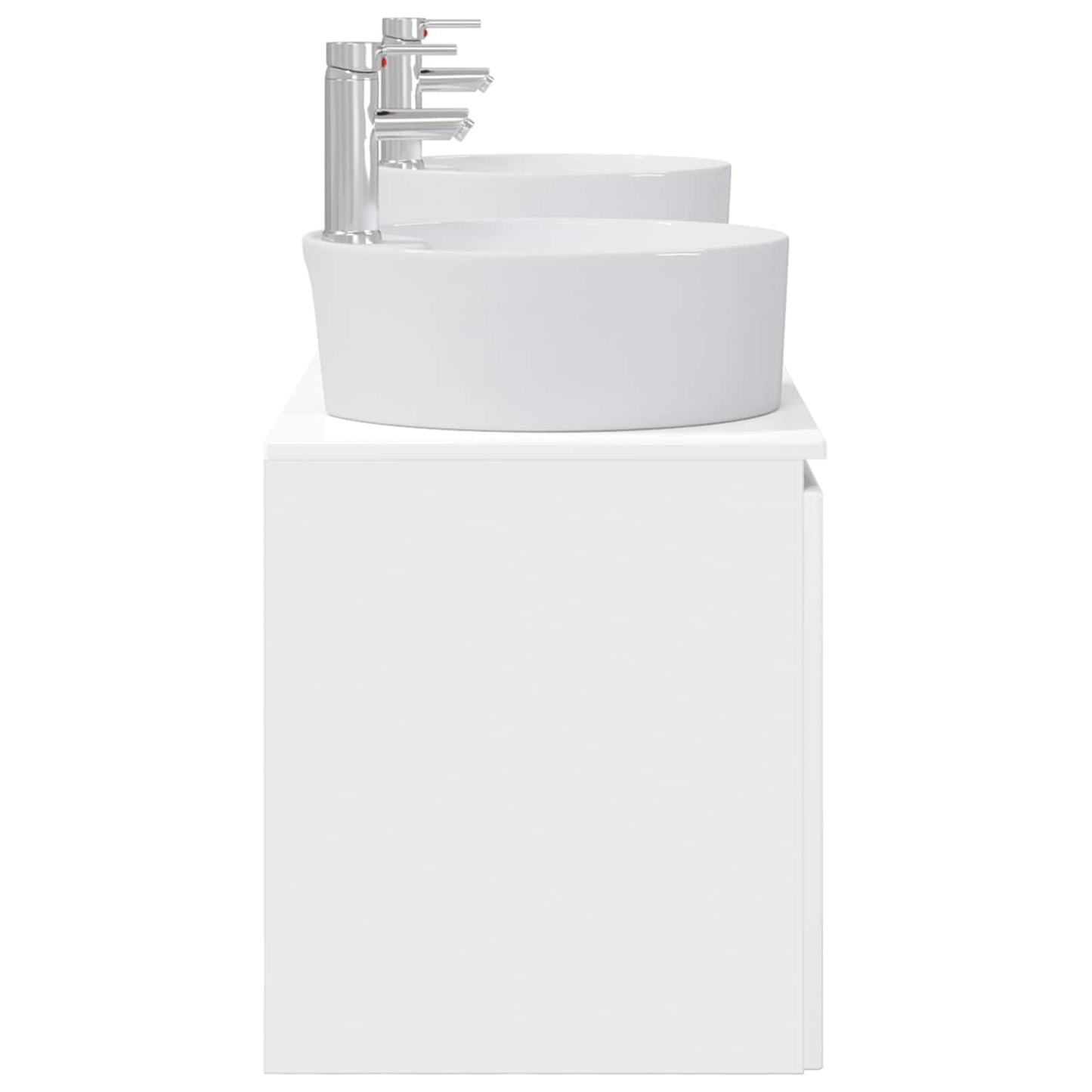 Bathroom Cabinet Set 3 pcs High Gloss White 49.5 x 44.5 x 65 cm