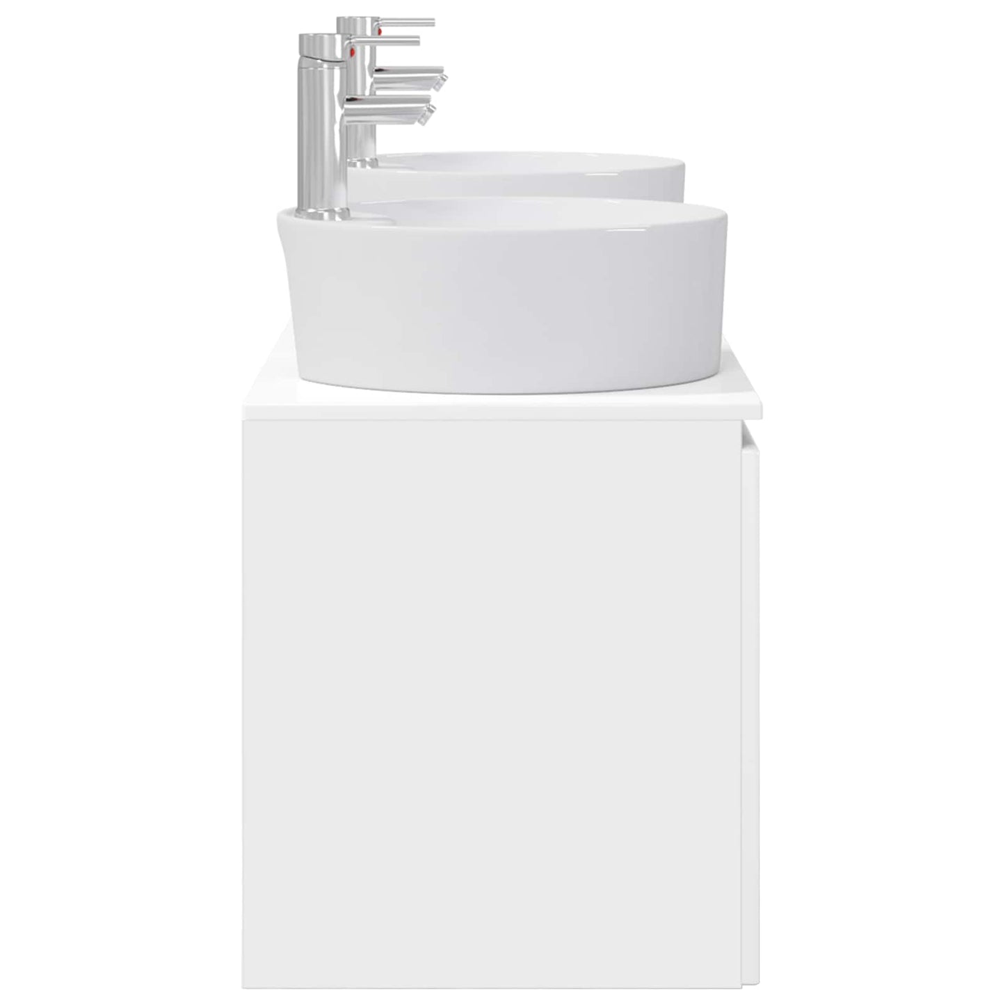 Bathroom Cabinet Set 3 pcs High Gloss White 49.5 x 44.5 x 65 cm